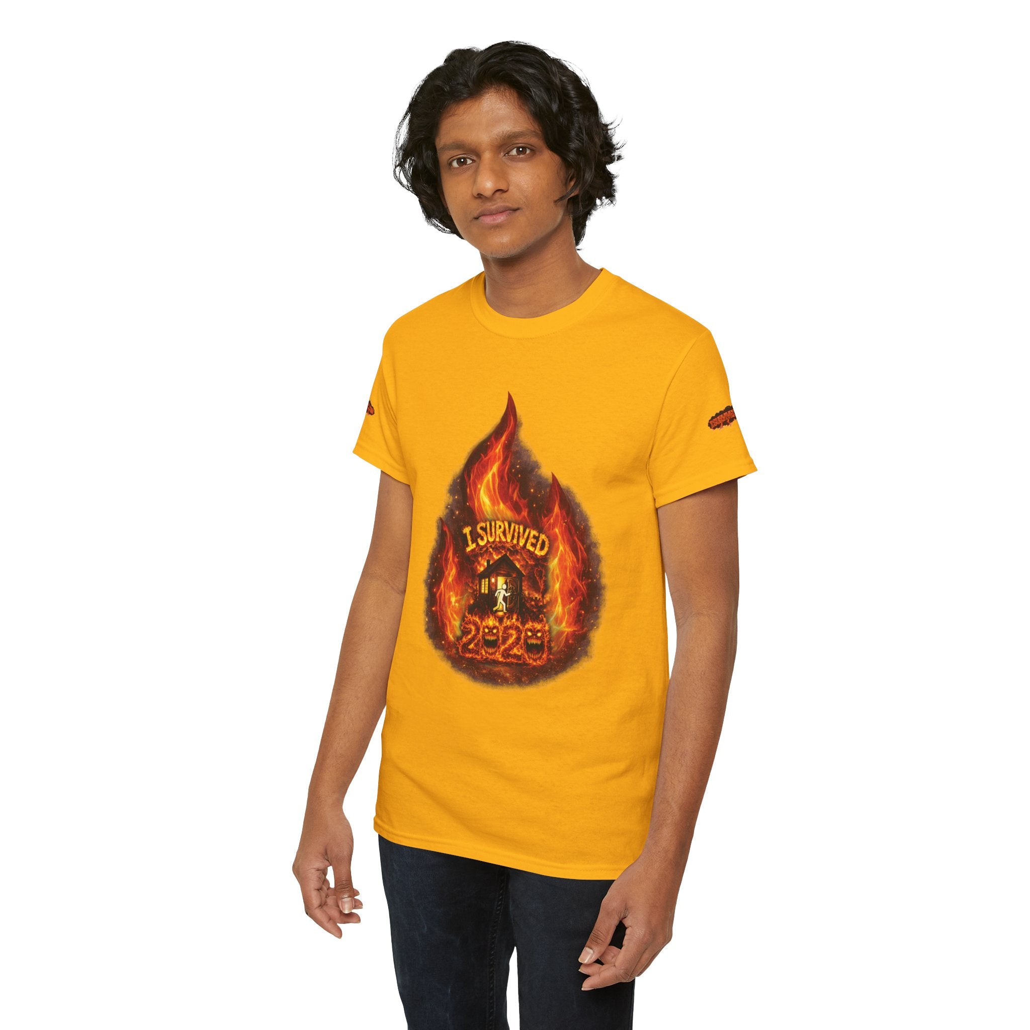 I Survived 2020 — Director's Cut S2:E1 "Berry Creek" | Wildfire Edition Memorial Unisex Heavy Cotton Tee (SPECIAL EDITION)