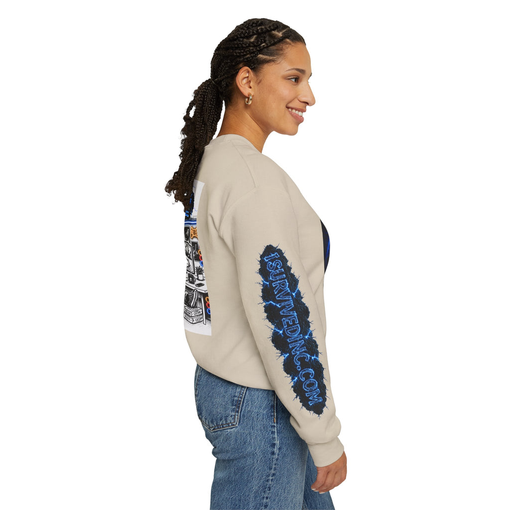 I Survived 2020 — S3:E4 "Working From Home" | Mid-Season Finale Pt. 1 | Lockdown Edition Documentary Unisex Heavy Blend™ Crewneck Sweatshirt