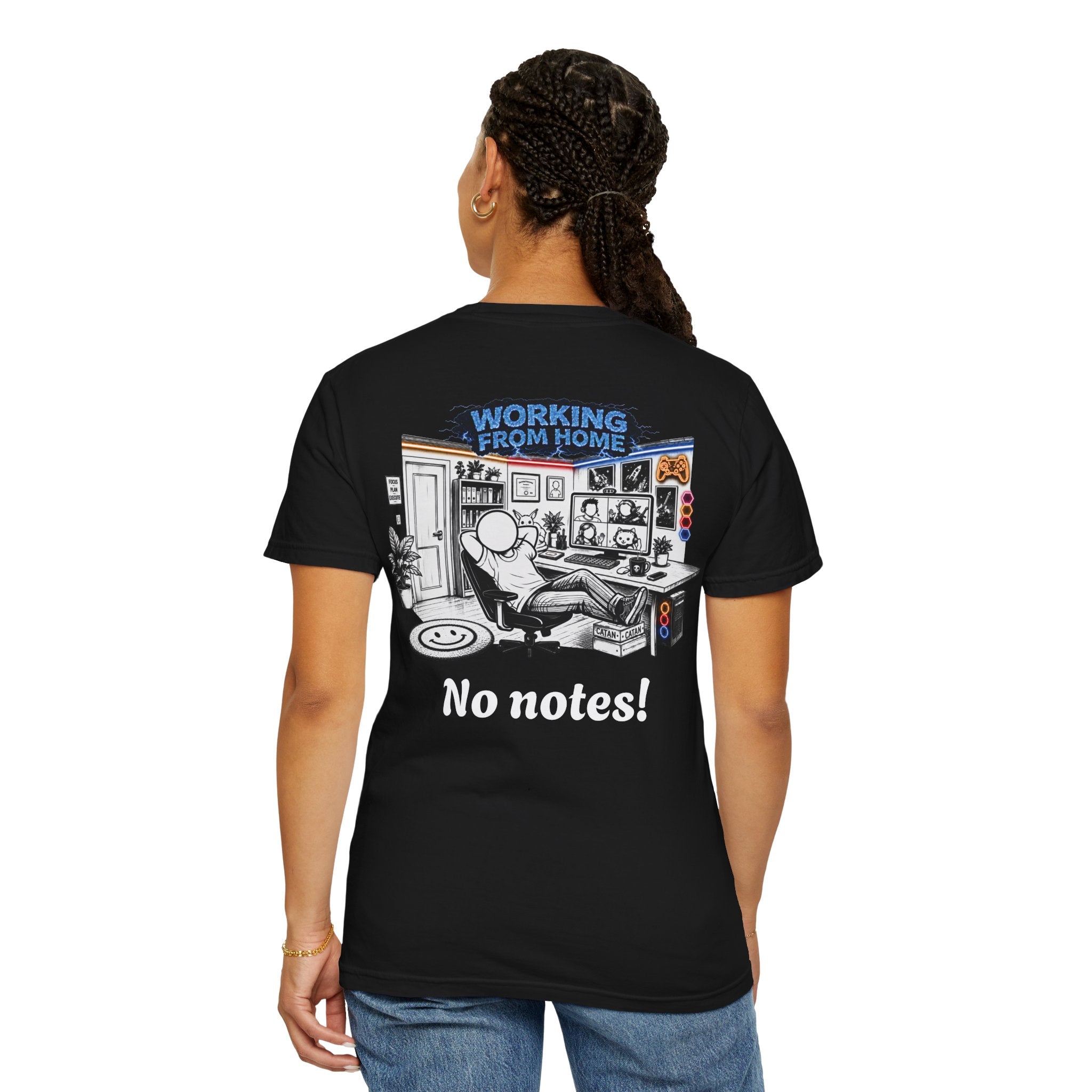 I Survived 2020 — LOCKDOWN S3:E4: "Working From Home" Unisex Garment-Dyed T-shirt