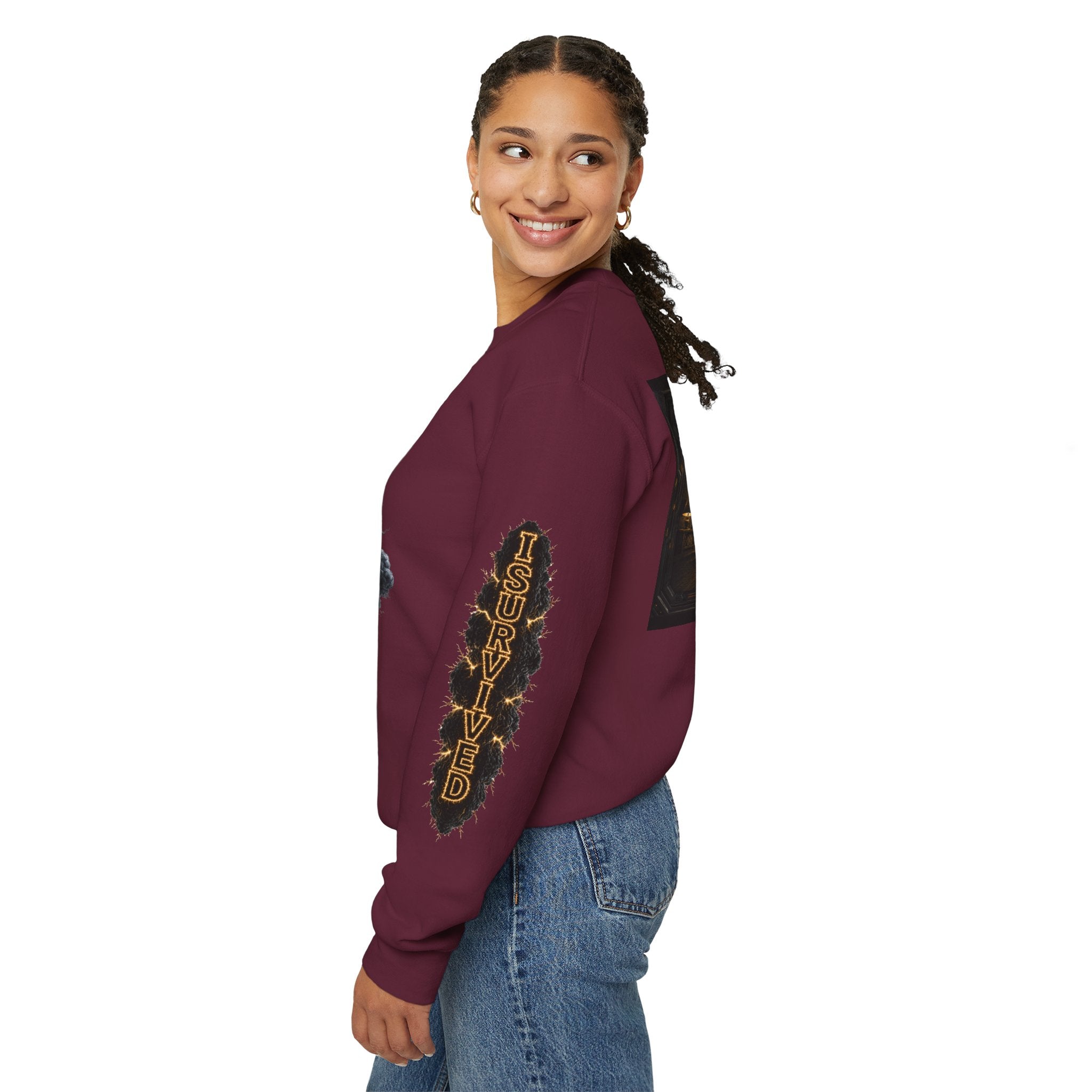 I Survived 2020 — Director's Cut Original Design Teaser Tee | Season 1 Premiere Drop Unisex Heavy Blend™ Crewneck Sweatshirt (SPECIAL EDITION)