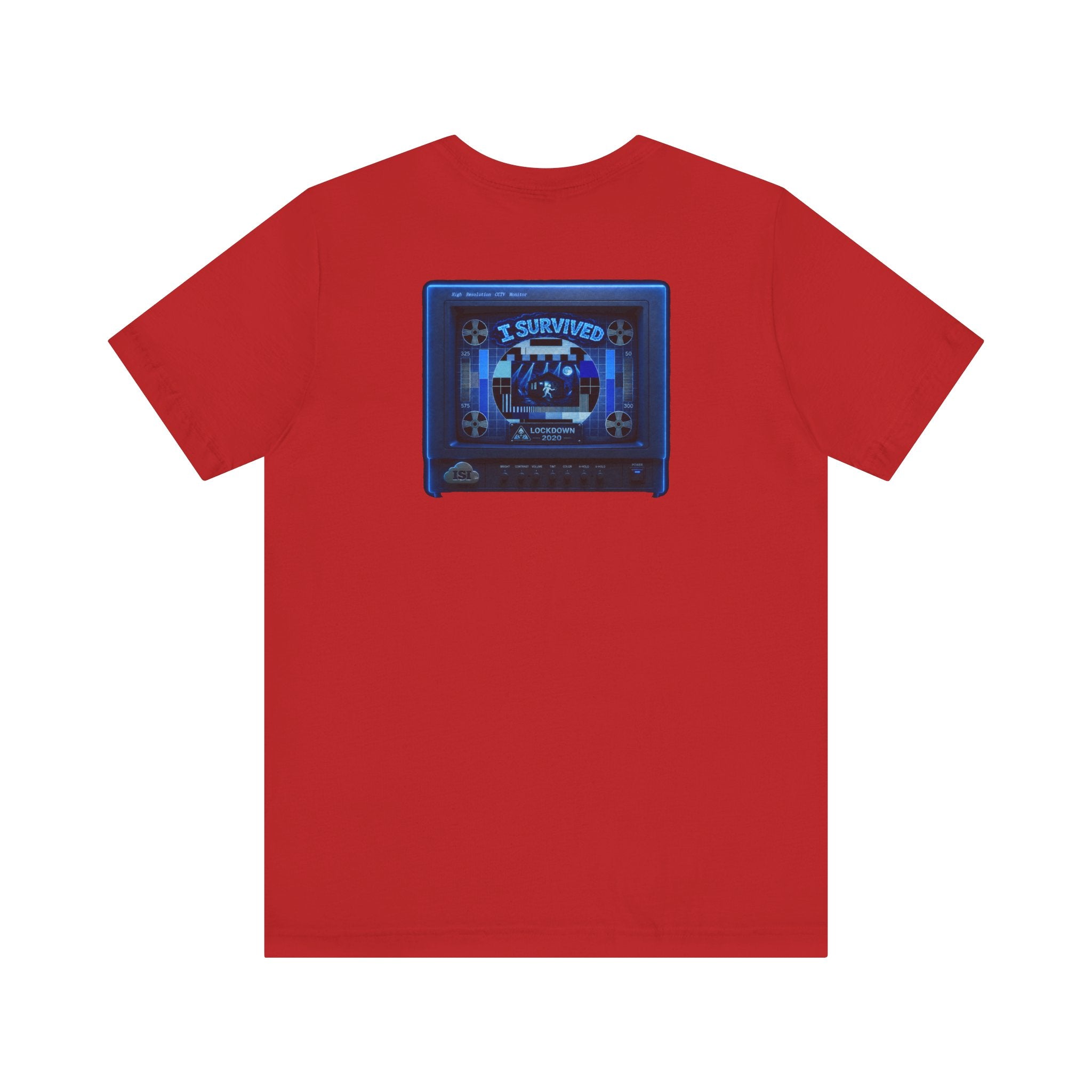 I Survived 2020 — "Please Stand By" Test Pattern Tee Lockdown Summer Exclusive Unisex Jersey Short Sleeve Tee