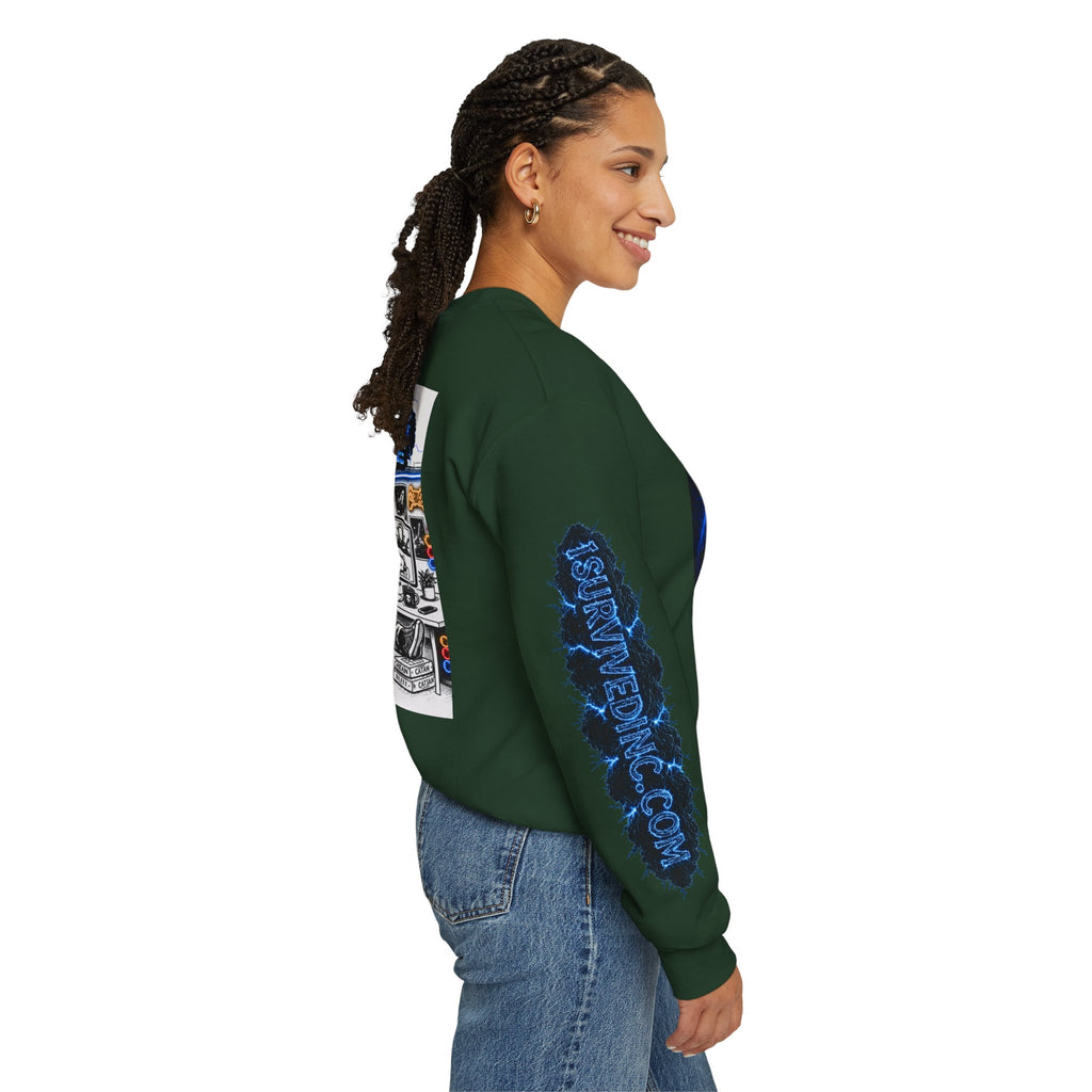 I Survived 2020 — S3:E4 "Working From Home" | Mid-Season Finale Pt. 1 | Lockdown Edition Documentary Unisex Heavy Blend™ Crewneck Sweatshirt