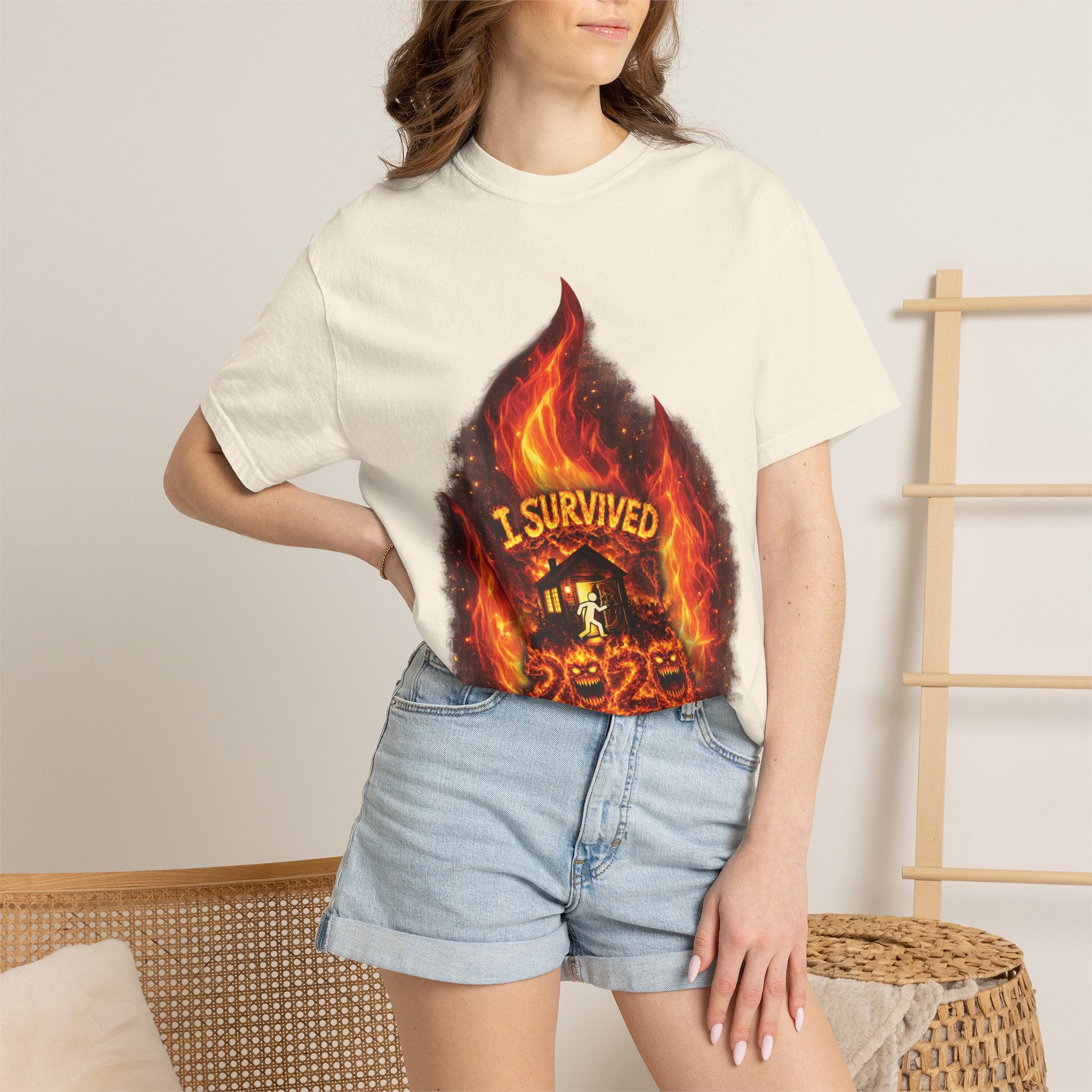 I Survived 2020 — Director's Cut S2:E1 "Berry Creek" | Wildfire Edition Memorial Unisex Garment-Dyed T-shirt