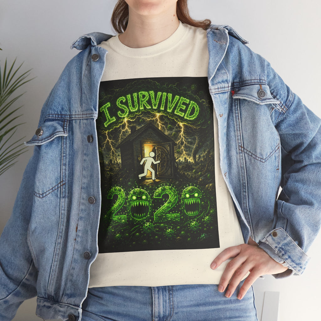 I Survived 2020 — S1:E4 "Mask Madness Mayhem Moment" | Pandemic Edition Unisex Heavy Cotton Tee (SPECIAL EDITION)