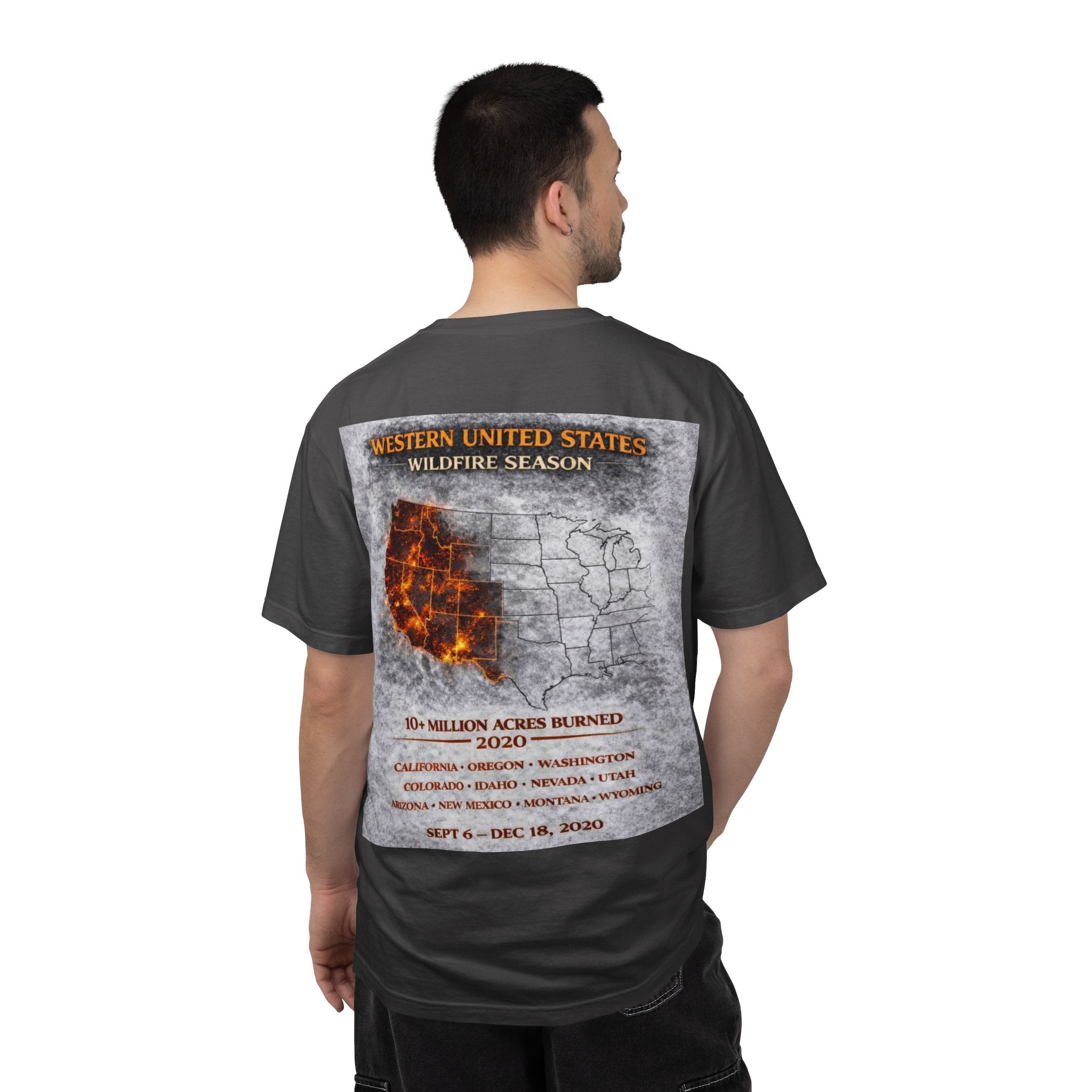 I Survived 2020 — WILDFIRES S2:E4: Director's Cut "Western U.S. Wildfire Season" Memorial Unisex Garment-Dyed T-shirt