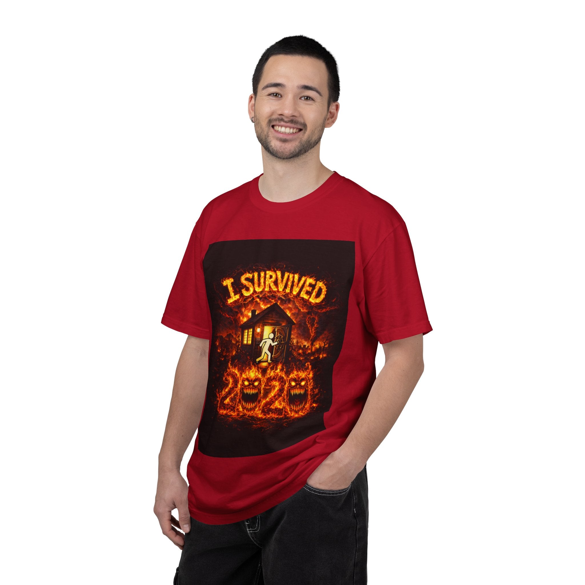 I Survived 2020 — WILDFIRES S2:E2: "The Bobcat Fire" Memorial Unisex Garment-Dyed T-shirt