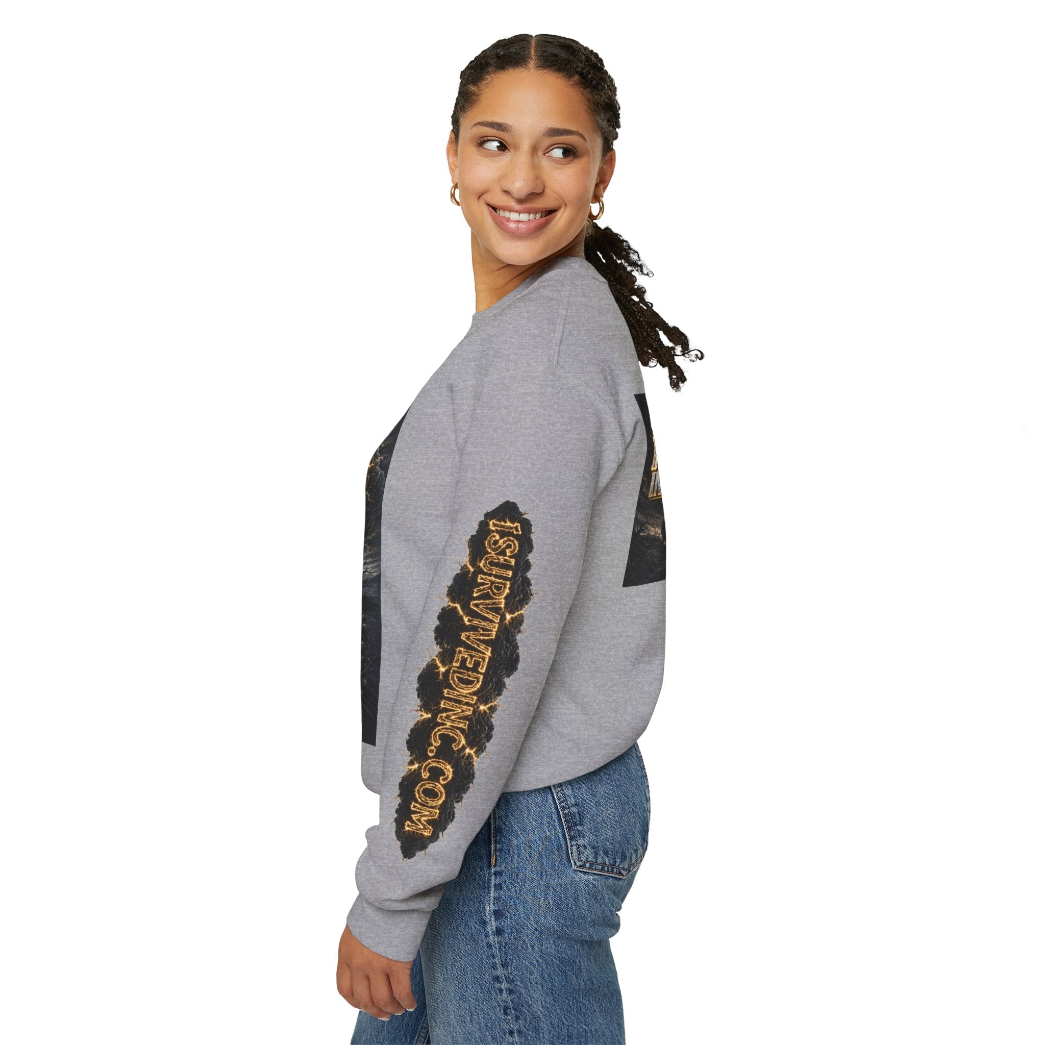 I Survived 2020 — Original Design Teaser Tee | Season 1 Premiere Drop Unisex Heavy Blend™ Crewneck Sweatshirt (SPECIAL EDITION)