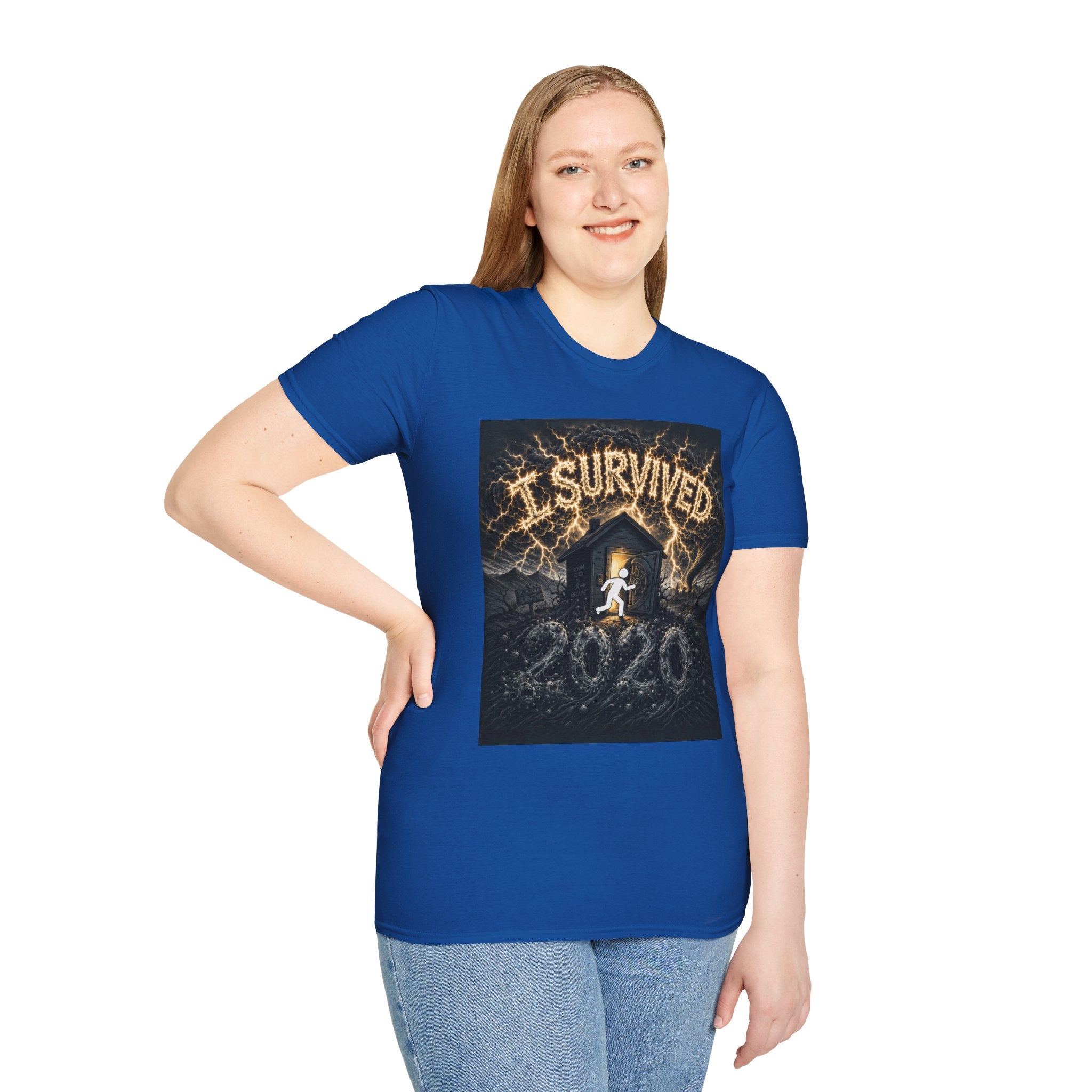 I Survived 2020 — Original Design Teaser Tee | Season 1 Premiere Drop Unisex Softstyle T-Shirt