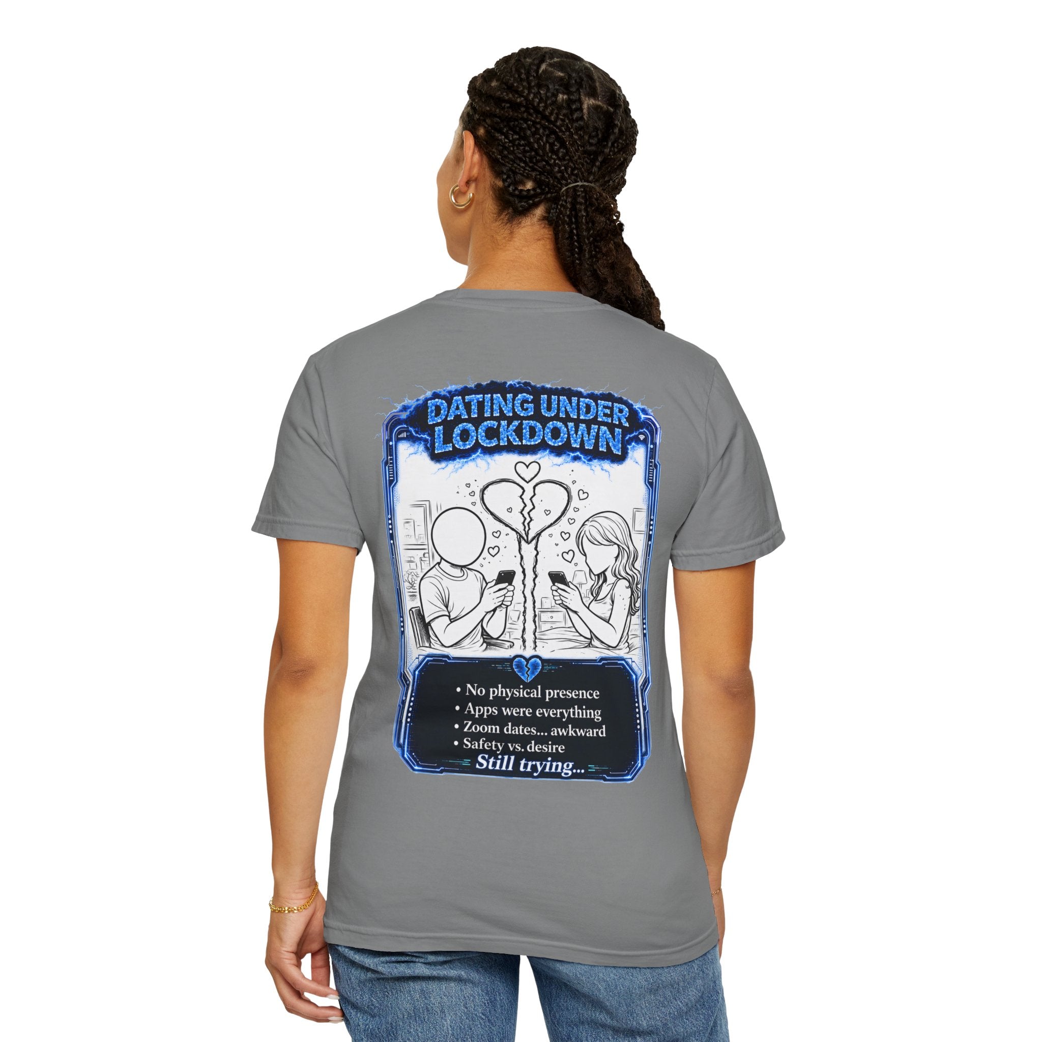 I Survived 2020 — LOCKDOWN S3:E2: "Dating Under Lockdown" Unisex Garment-Dyed T-shirt