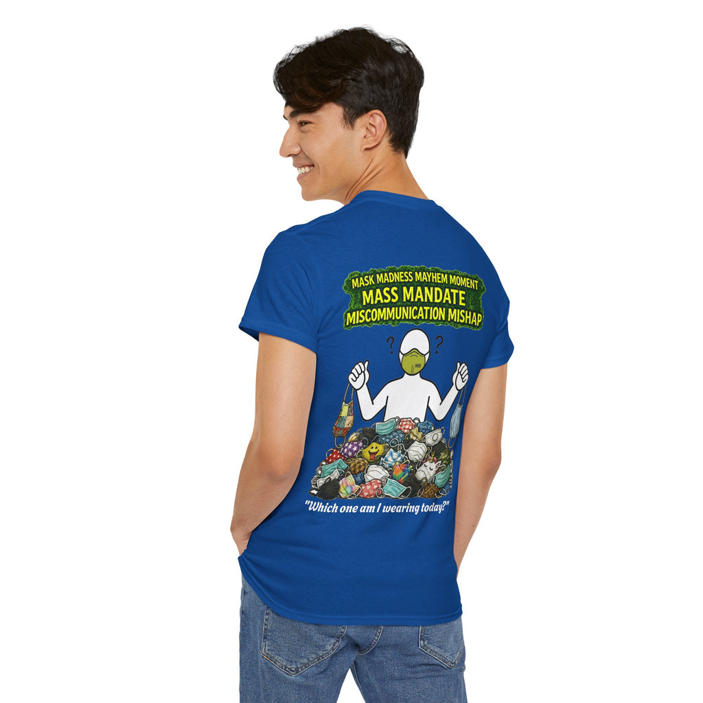 I Survived 2020 — PANDEMIC S1:E4: Director's Cut "Mask Madness" Unisex Heavy Cotton Tee