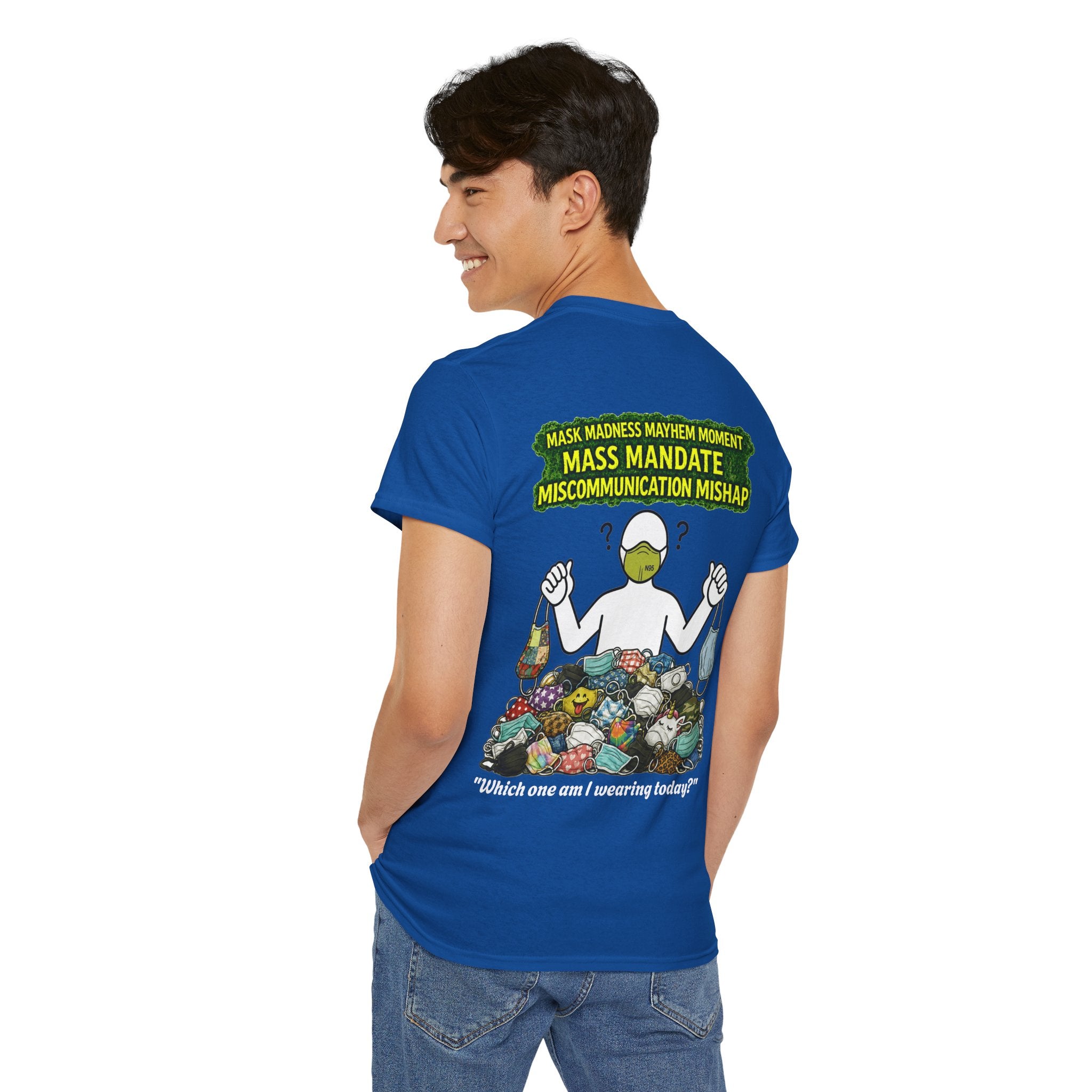 I Survived 2020 — PANDEMIC S1:E4: Director's Cut "Mask Madness" Unisex Heavy Cotton Tee