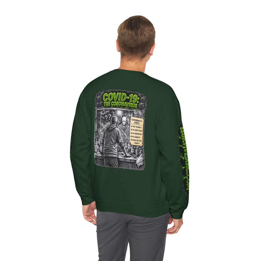I Survived 2020 — S1:E1 "COVID-19: The Coronavirus" | Pandemic Edition Unisex Heavy Blend™ Crewneck Sweatshirt
