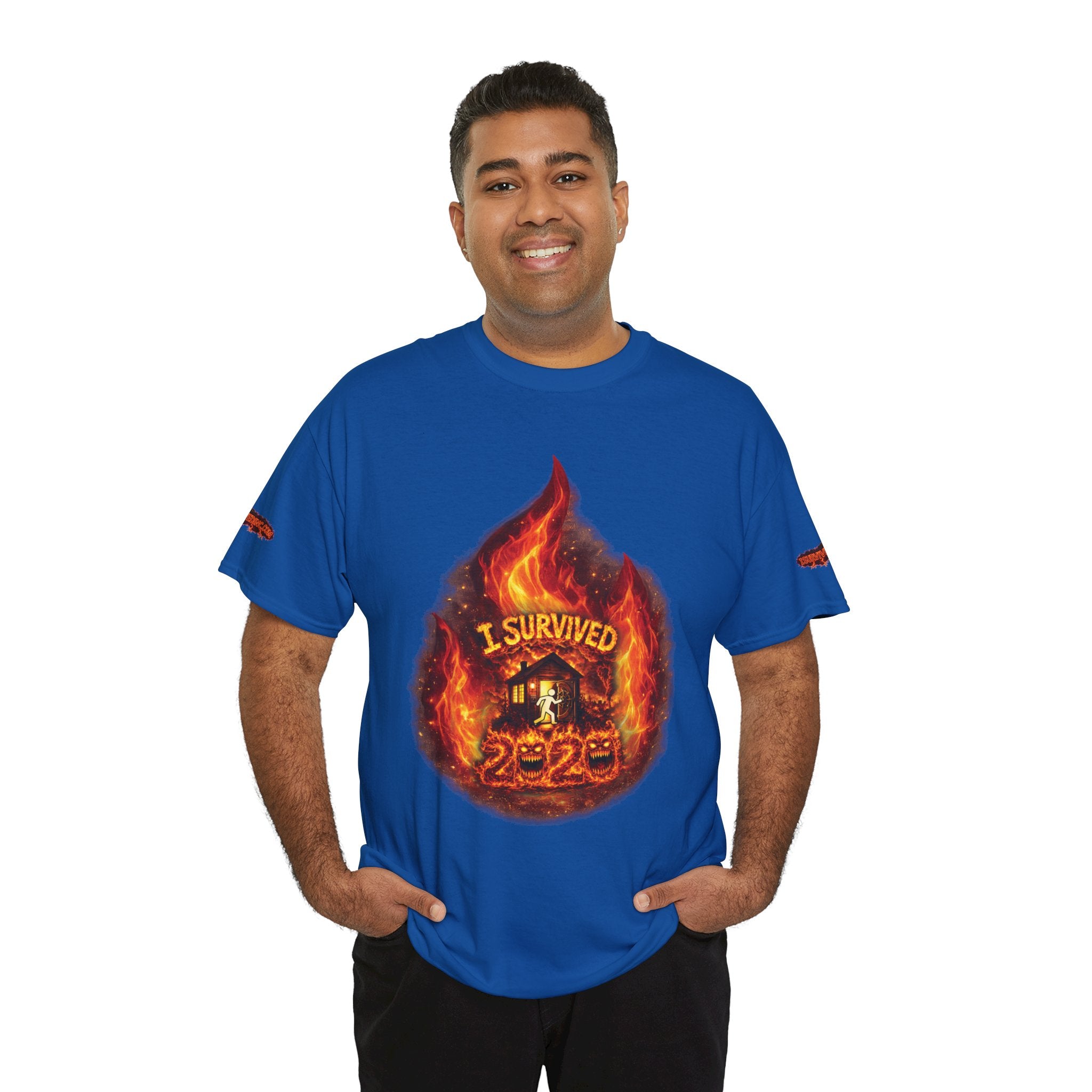 I Survived 2020 — Director's Cut S2:E1 "Berry Creek" | Wildfire Edition Memorial Unisex Heavy Cotton Tee (SPECIAL EDITION)