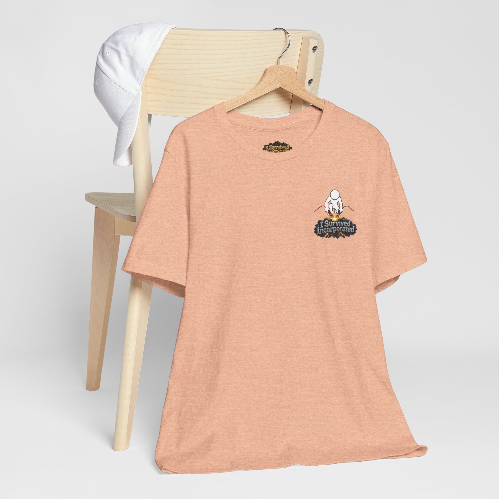 I Survived 2020 — "Please Stand By" Test Pattern Tee Summer Premier Unisex Jersey Short Sleeve Tee