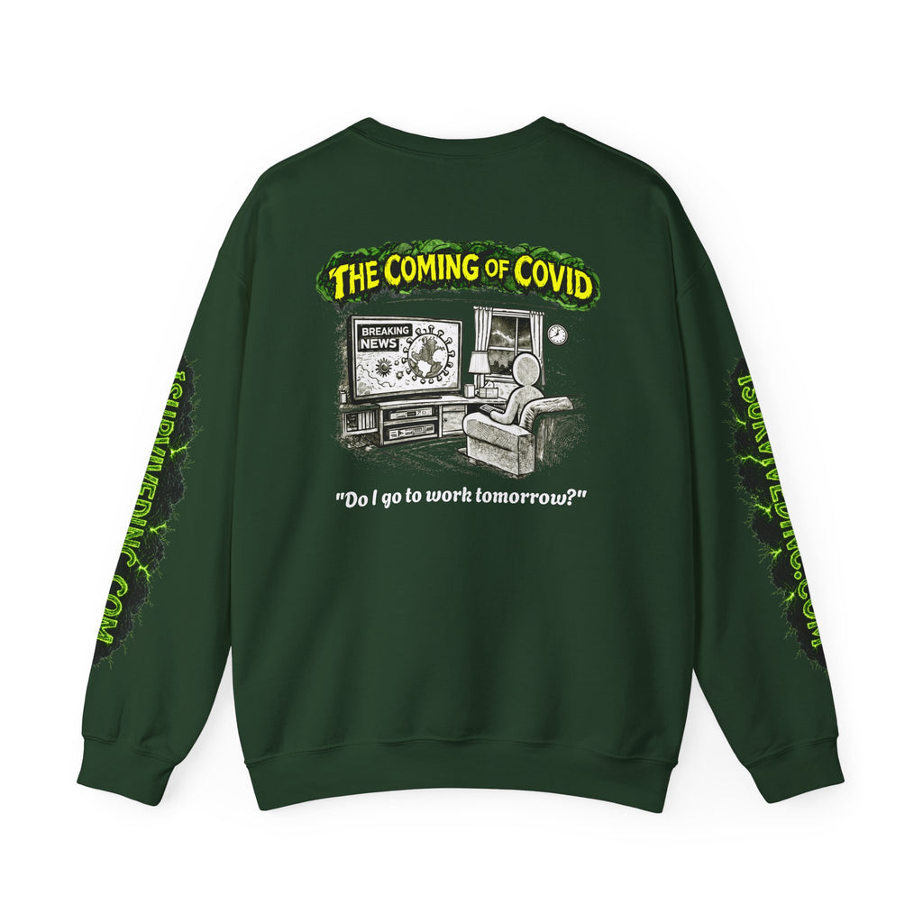 I Survived 2020 — PANDEMIC S1:E2: "The Coming of COVID" Unisex Heavy Blend™ Crewneck Sweatshirt