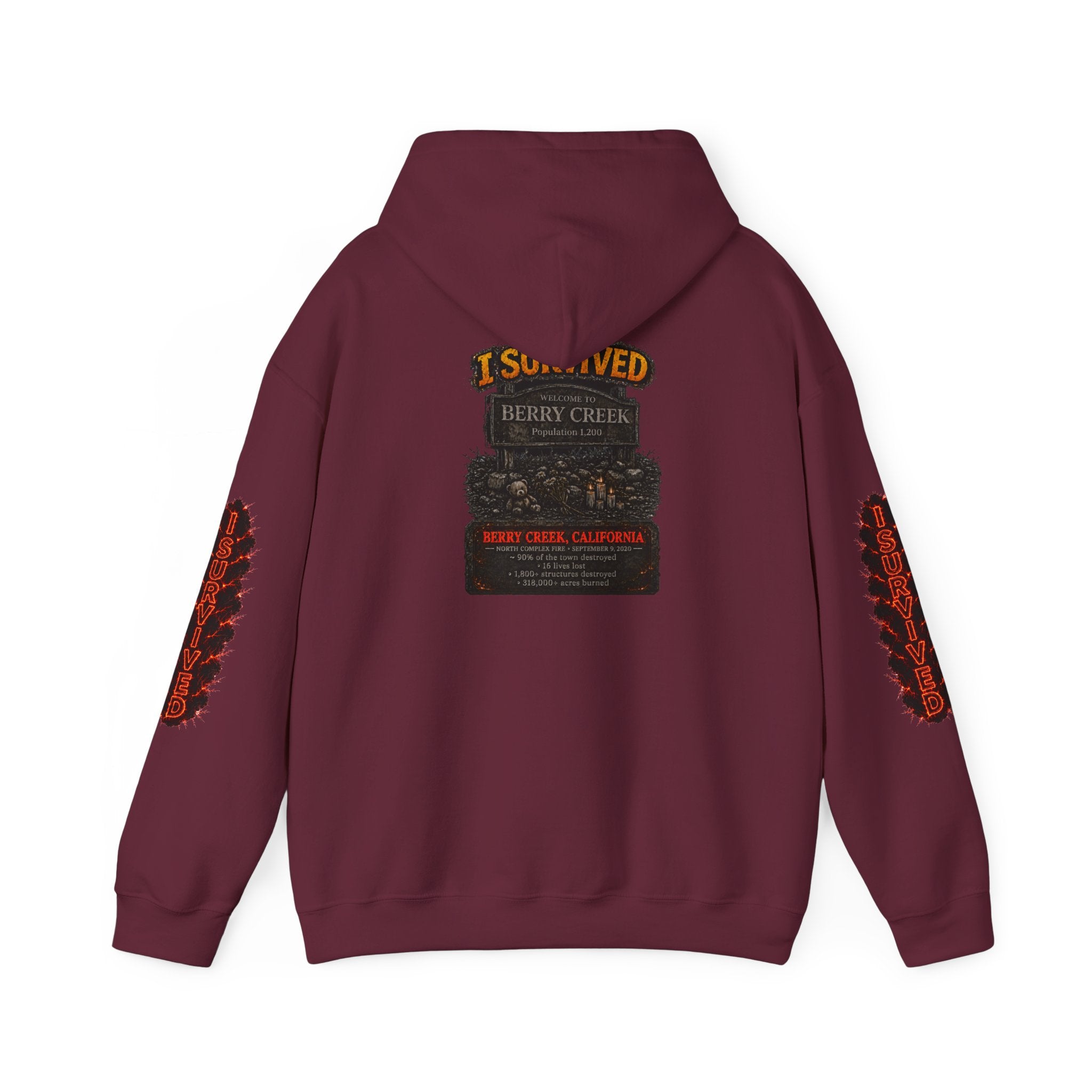 I Survived 2020 — Director's Cut S2:E1 "Berry Creek" | Wildfire Edition Memorial Hoodie Sweatshirt