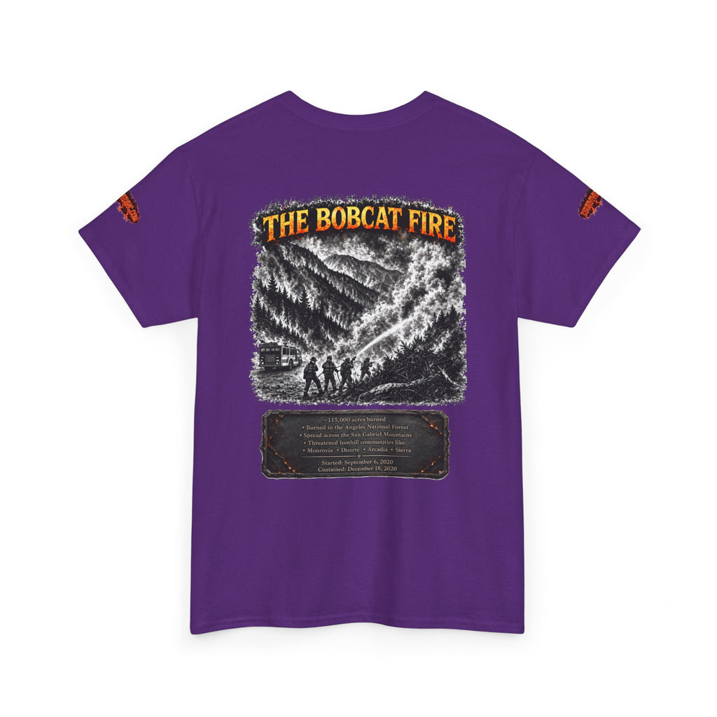 I Survived 2020 — Director's Cut S2:E2 "The Bobcat Fire" | Wildfire Edition Memorial Unisex Heavy Cotton Tee (SPECIAL EDITION)