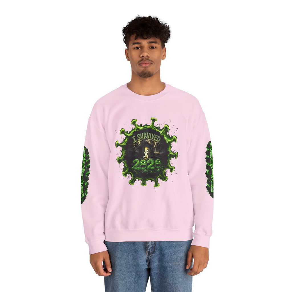 I Survived 2020 — Director's Cut S1:E5 "Delivery Doomsday" | Pandemic Edition Unisex Heavy Blend™ Crewneck Sweatshirt