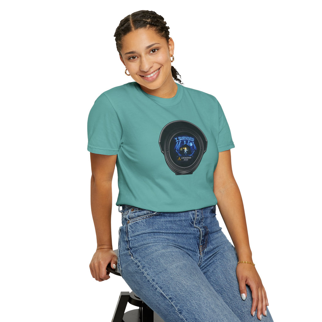 I Survived 2020 —  LOCKDOWN S3:E1: Director's Cut "Quarantine" Unisex Garment-Dyed T-shirt