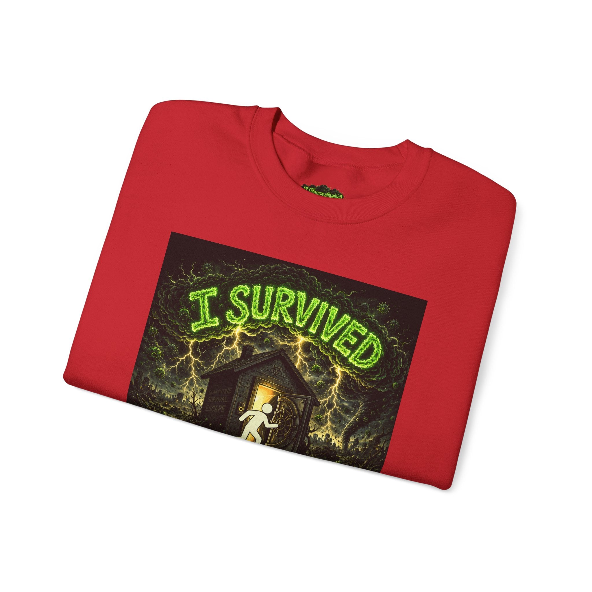 I Survived 2020 — S1:E2 "The Coming of COVID" | Pandemic Edition Unisex Heavy Blend™ Crewneck Sweatshirt