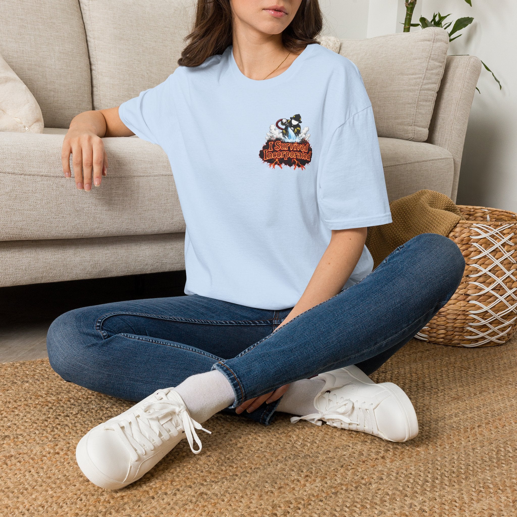 I Survived 2020 — "Please Stand By" Test Pattern Tee Wildfire Signal Edition Summer Premiere Unisex Softstyle T-Shirt