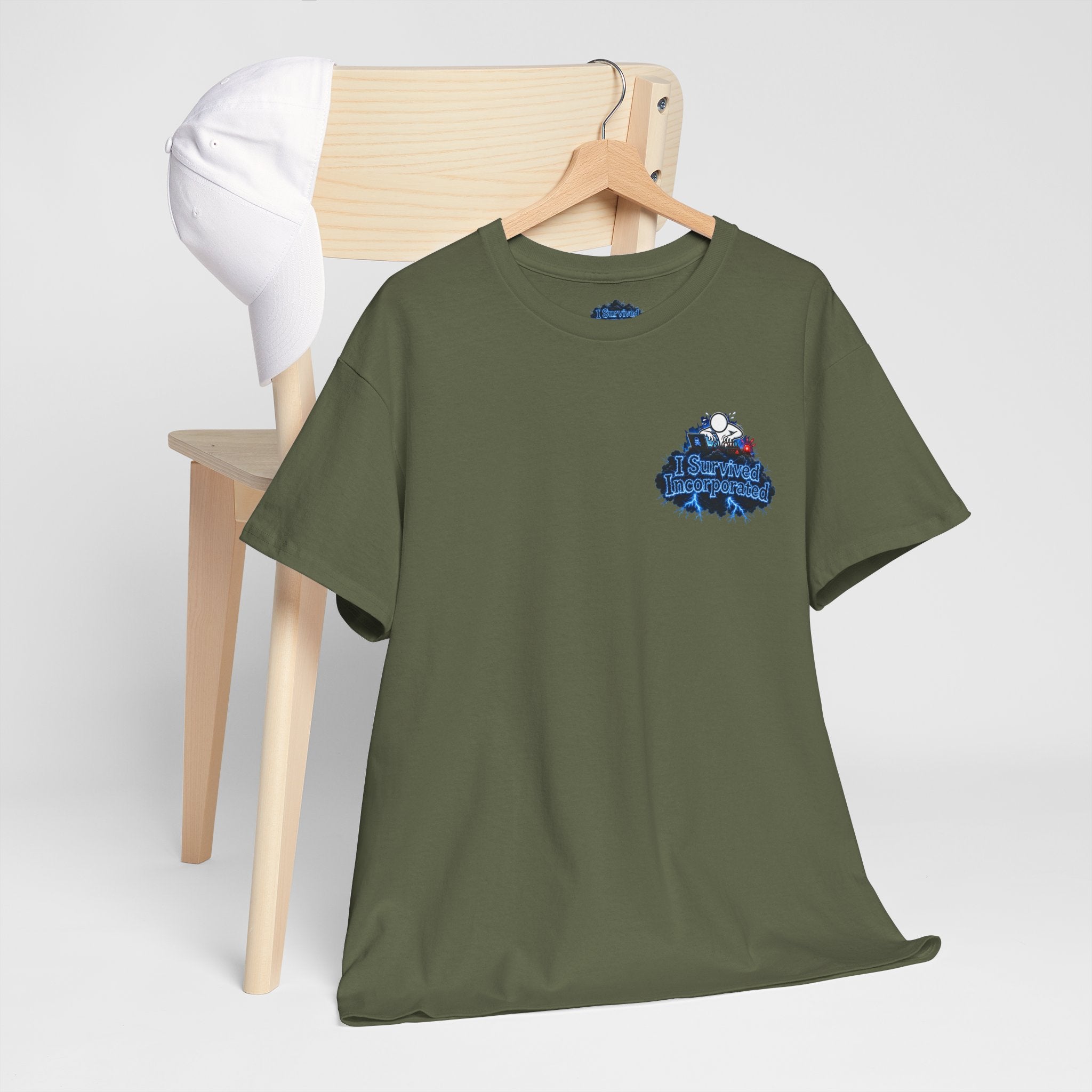 I Survived 2020 — "Please Stand By" Test Pattern Tee Lockdown Surveillance Edition Summer Exclusive Unisex Heavy Cotton Tee