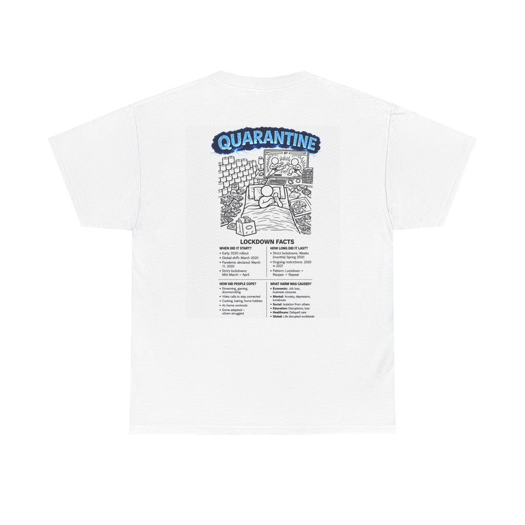 I Survived 2020 — S3:E1 "Quarantine" | Lockdown Edition Documentary Unisex Heavy Cotton Tee