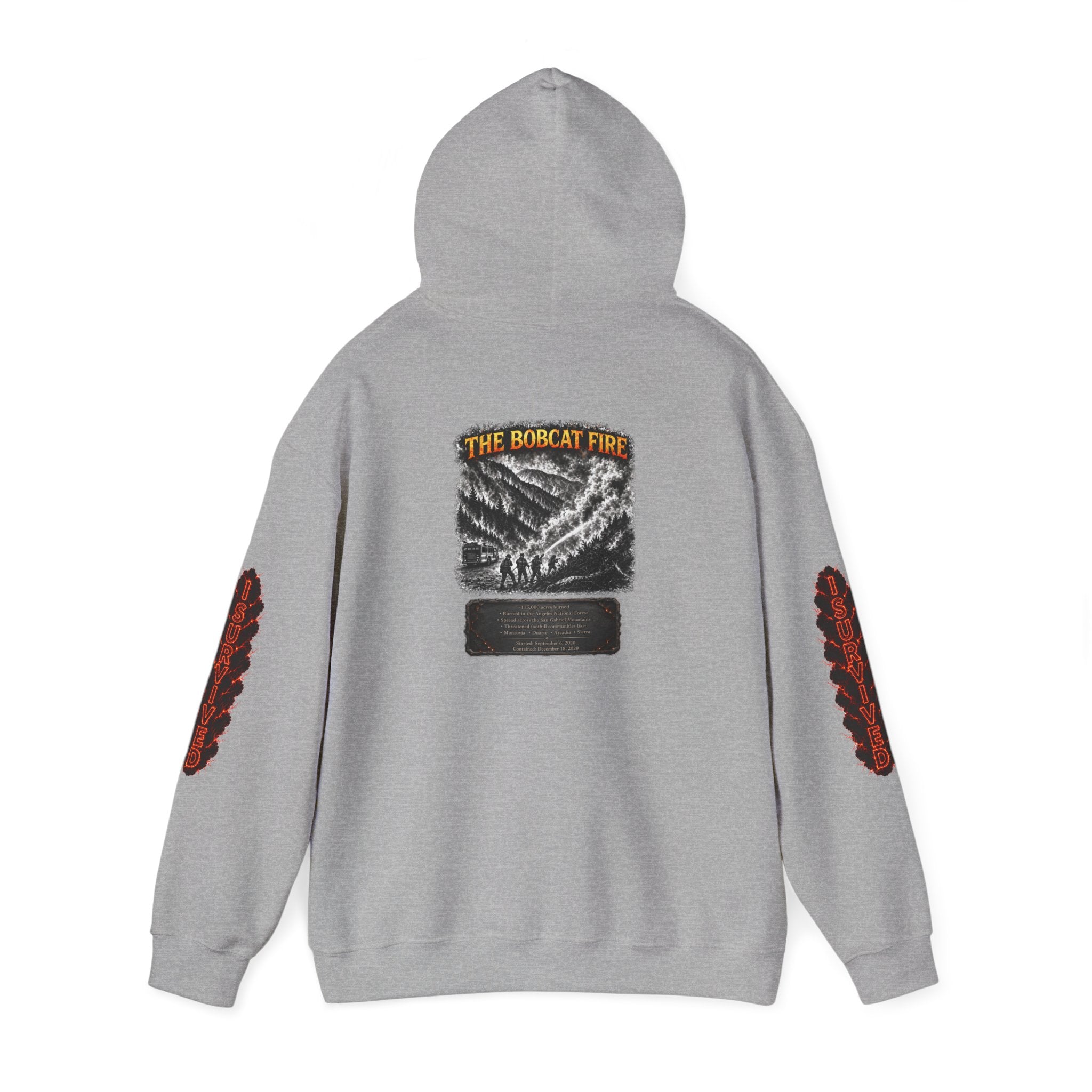 I Survived 2020 — Director's Cut S2:E2 "The Bobcat Fire" | Wildfire Edition Memorial Hoodie Sweatshirt