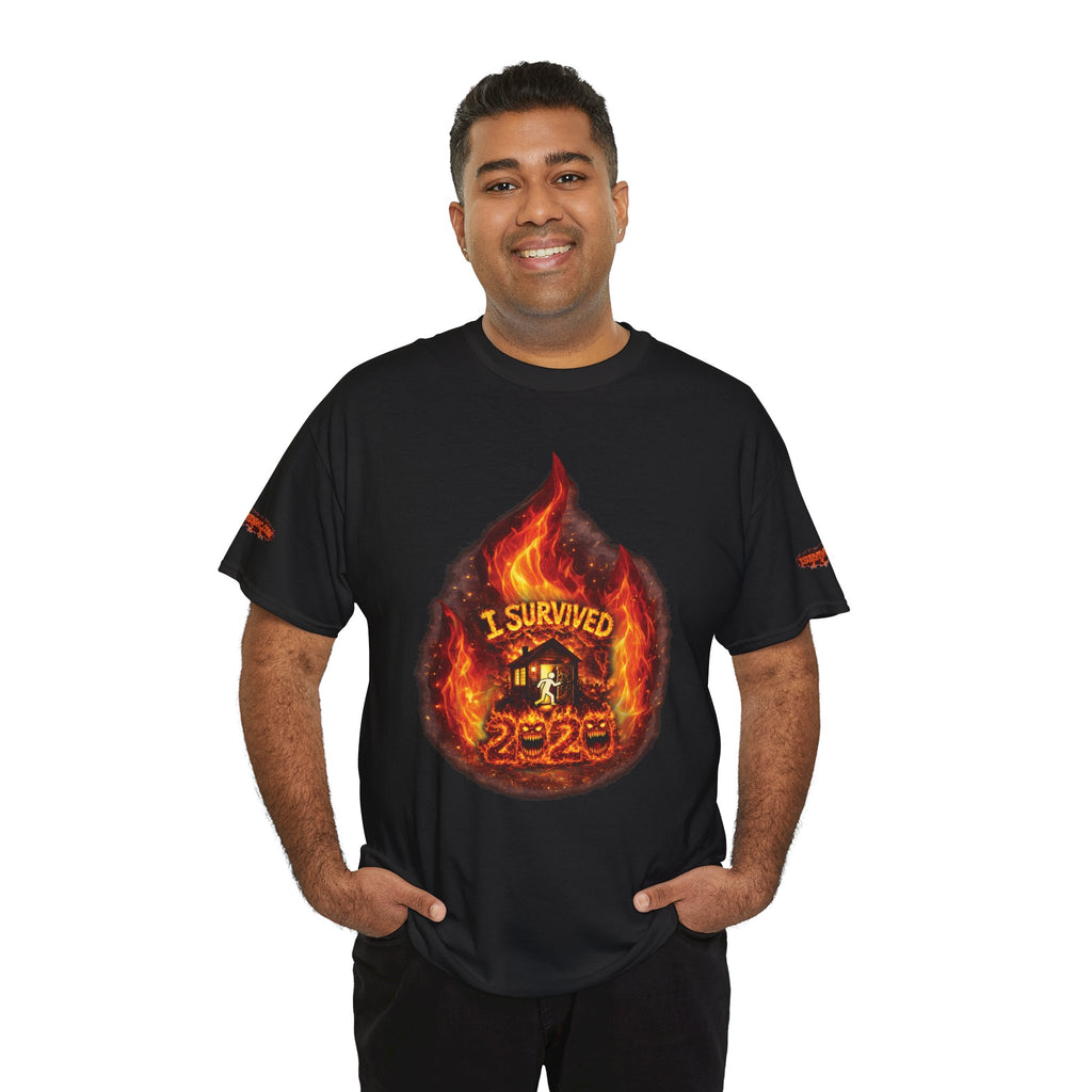 I Survived 2020 — Director's Cut S2:E1 "Berry Creek" | Wildfire Edition Memorial Unisex Heavy Cotton Tee (SPECIAL EDITION)