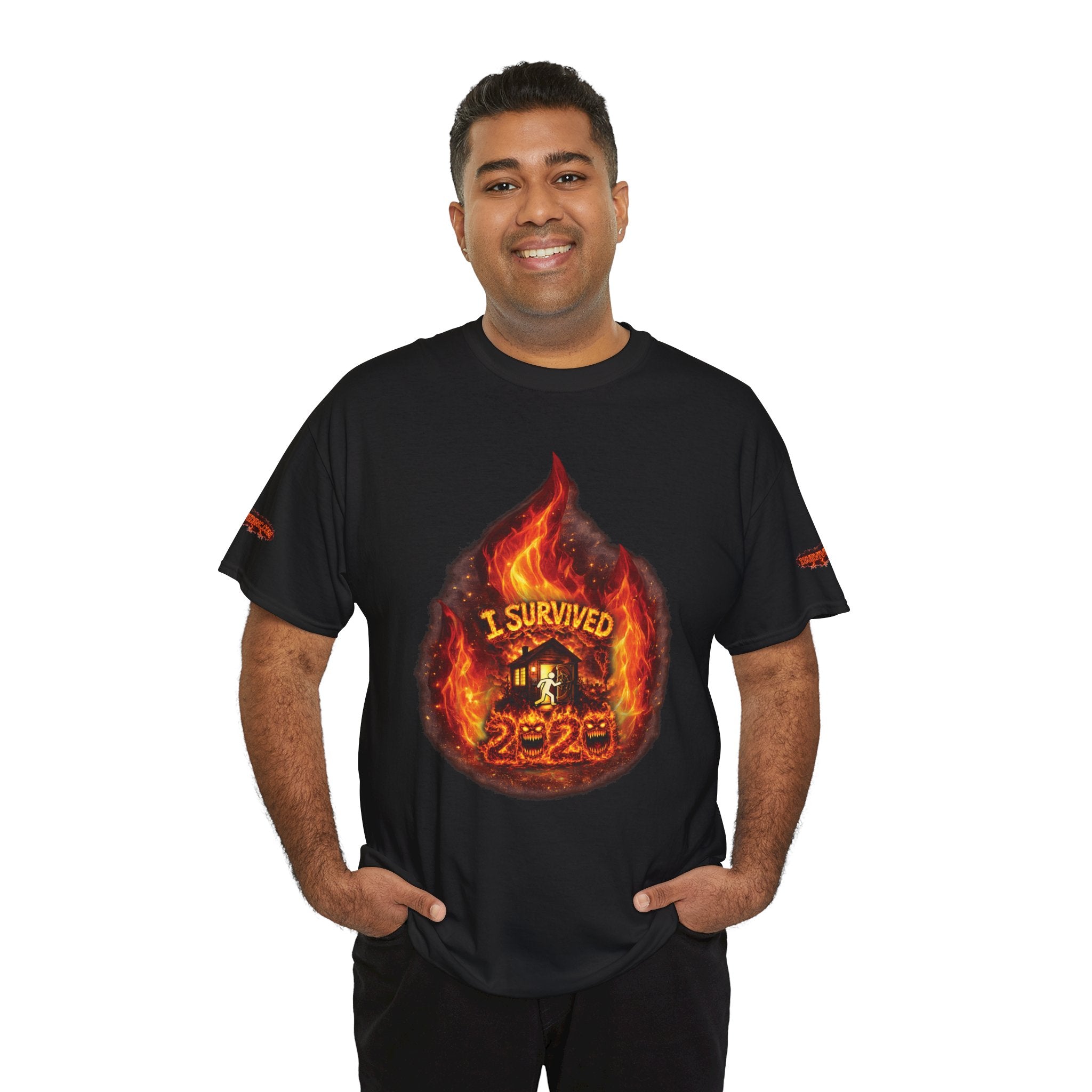 I Survived 2020 — Director's Cut S2:E1 "Berry Creek" | Wildfire Edition Memorial Unisex Heavy Cotton Tee (SPECIAL EDITION)