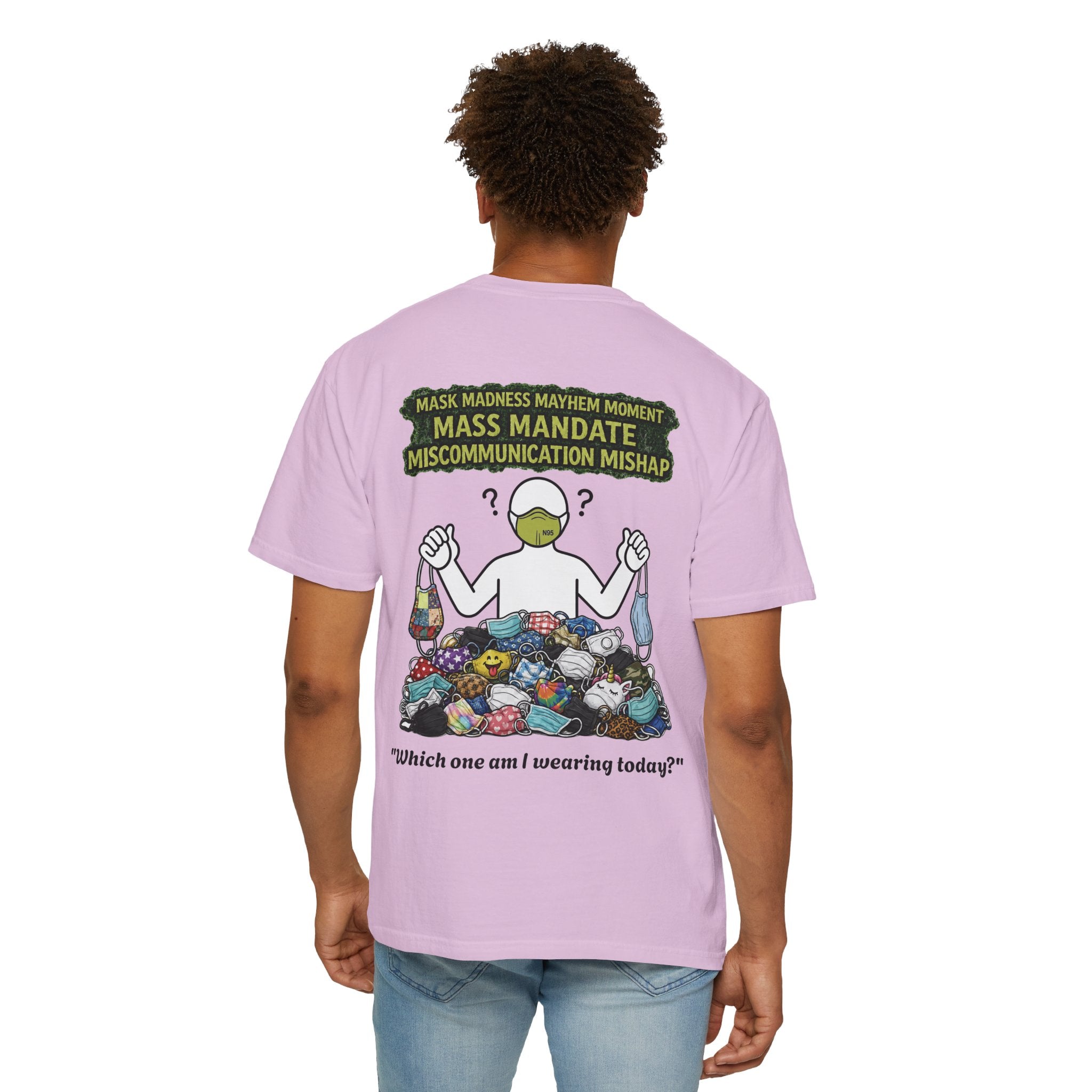 I Survived 2020 — Director's Cut S1:E4 "Mask Madness Mayhem Moment" | Pandemic Edition Unisex Garment-Dyed T-shirt