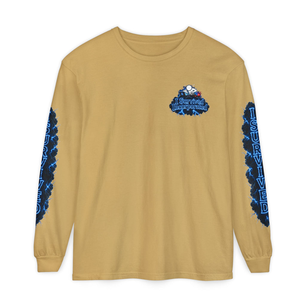 I Survived 2020 — "Please Stand By" Test Pattern Tee Lockdown Special Edition Summer Exclusive Unisex Garment-Dyed Long Sleeve T-Shirt
