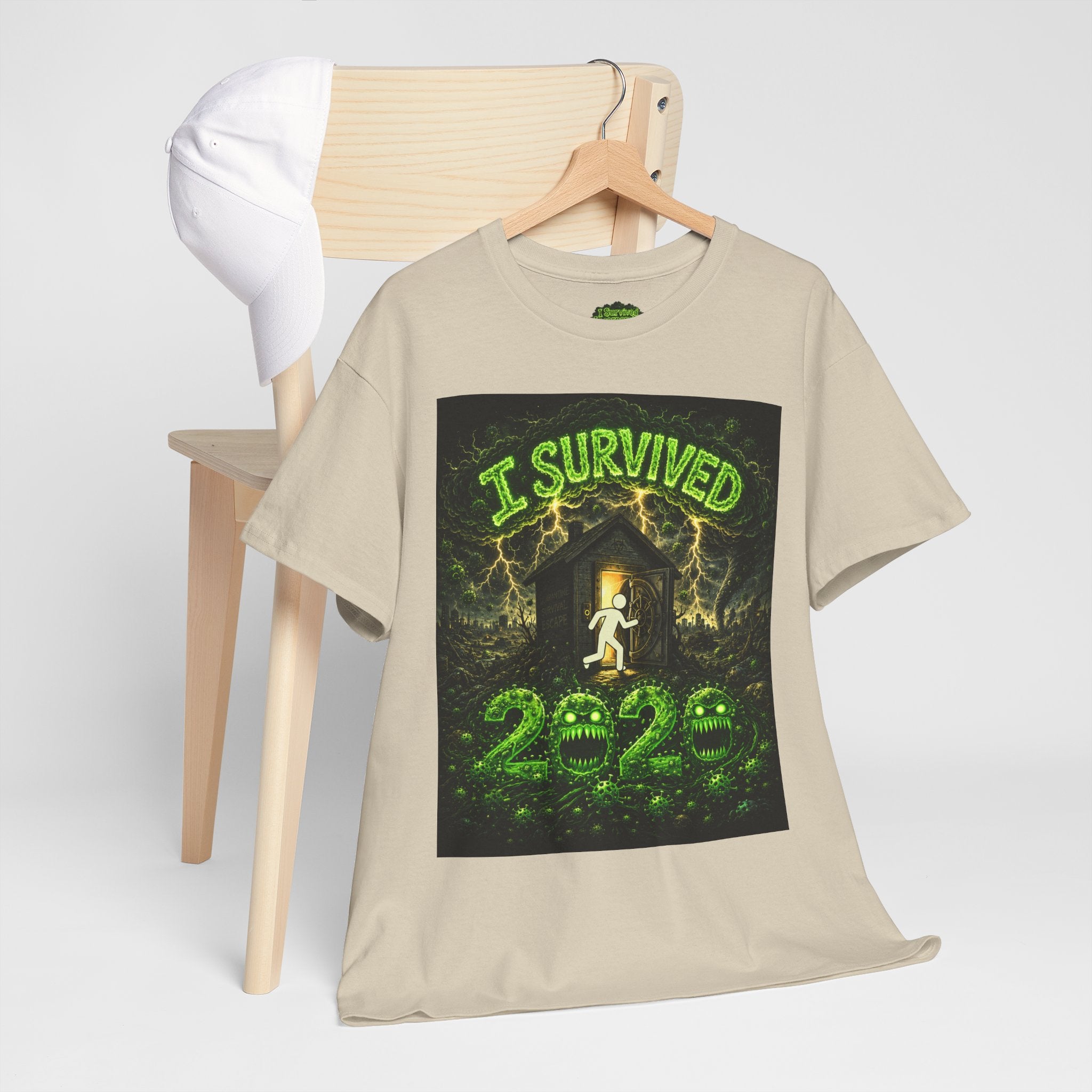 I Survived 2020 — S1:E2 "The Coming of COVID" | Pandemic Edition Unisex Heavy Cotton Tee