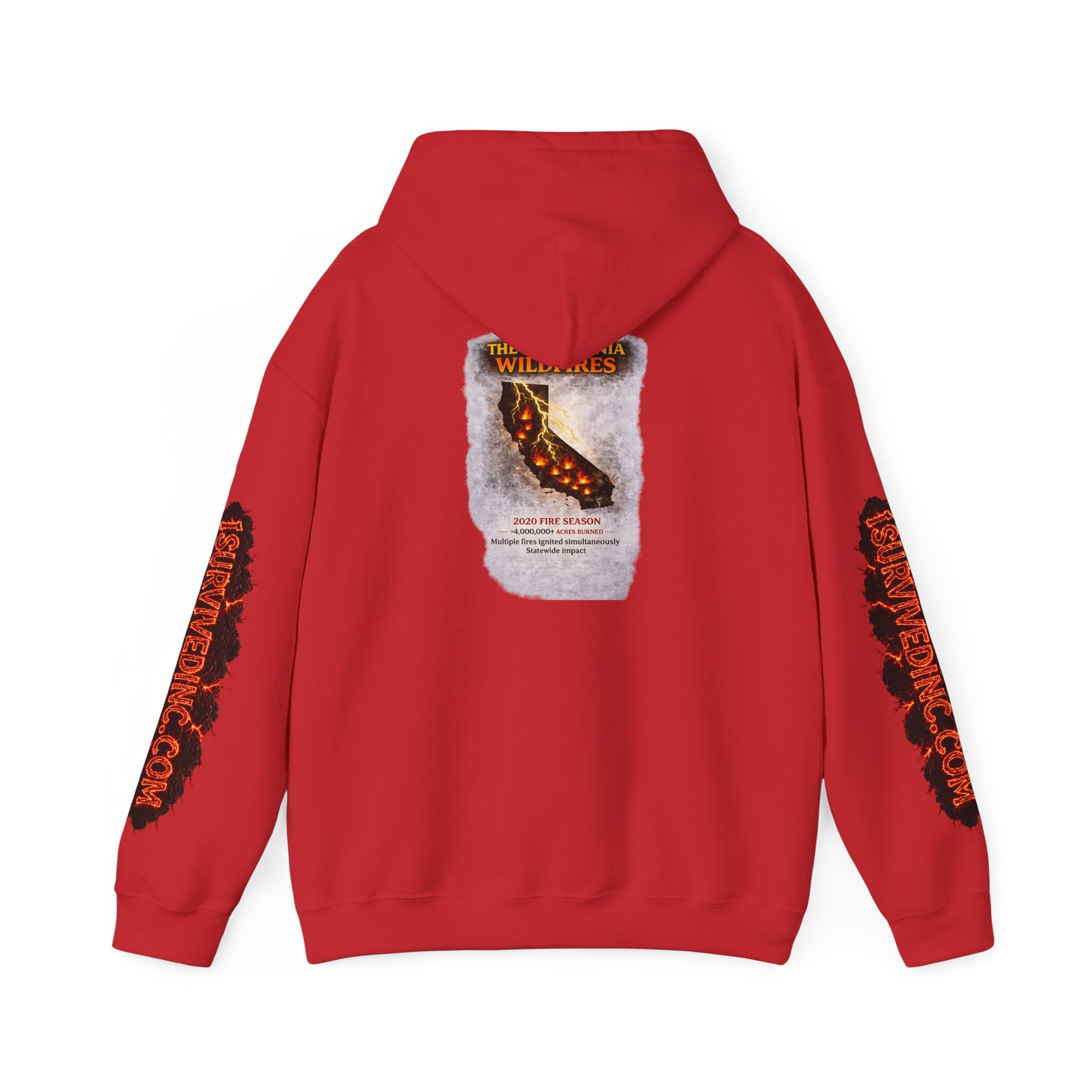 I Survived 2020 — S2:E3 "The California Wildfires" | Wildfire Edition Memorial Hoodie Sweatshirt