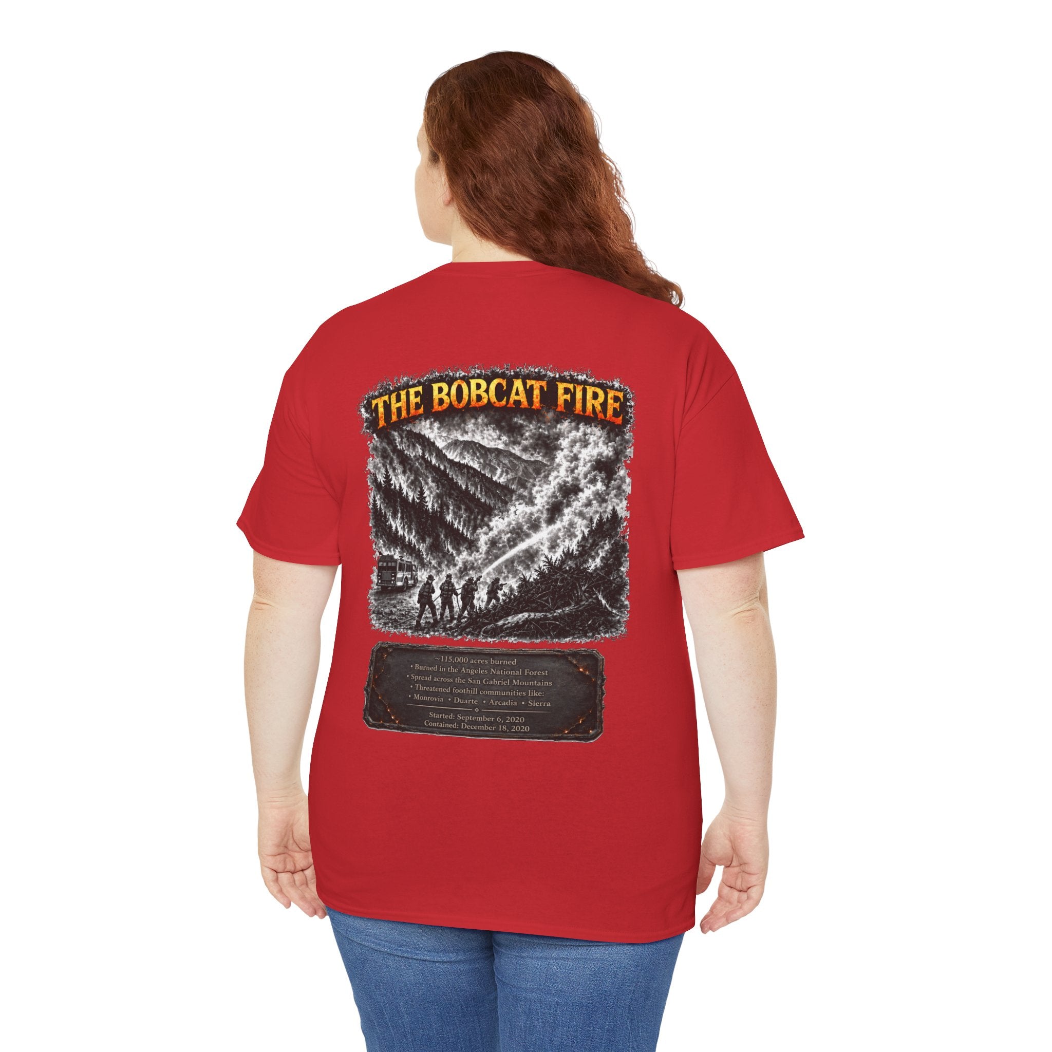 I Survived 2020 — Director's Cut S2:E2 "The Bobcat Fire" | Wildfire Edition Memorial Unisex Heavy Cotton Tee