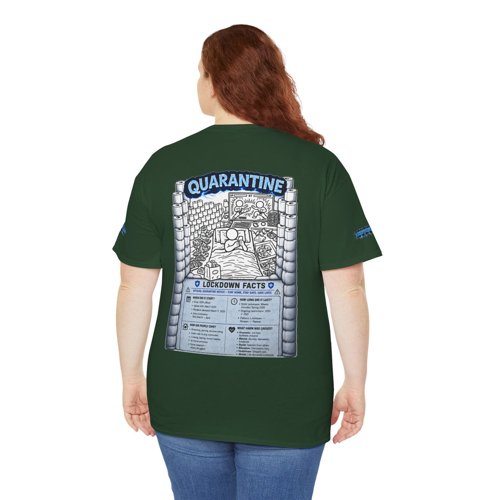 I Survived 2020 — LOCKDOWN S3:E1: Special Edition "Quarantine" Unisex Heavy Cotton Tee
