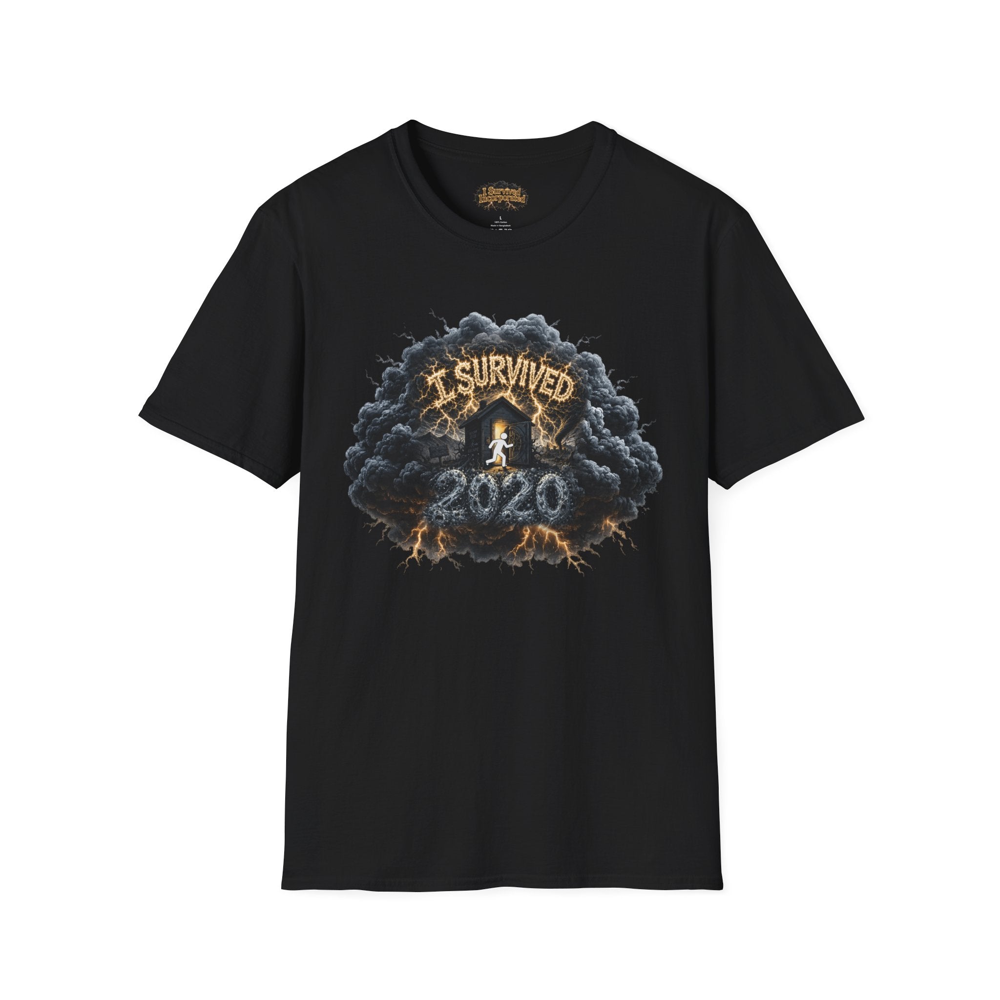 I Survived 2020 — Director's Cut Original Design Teaser Tee | Season 1 Premiere Drop Unisex Softstyle T-Shirt