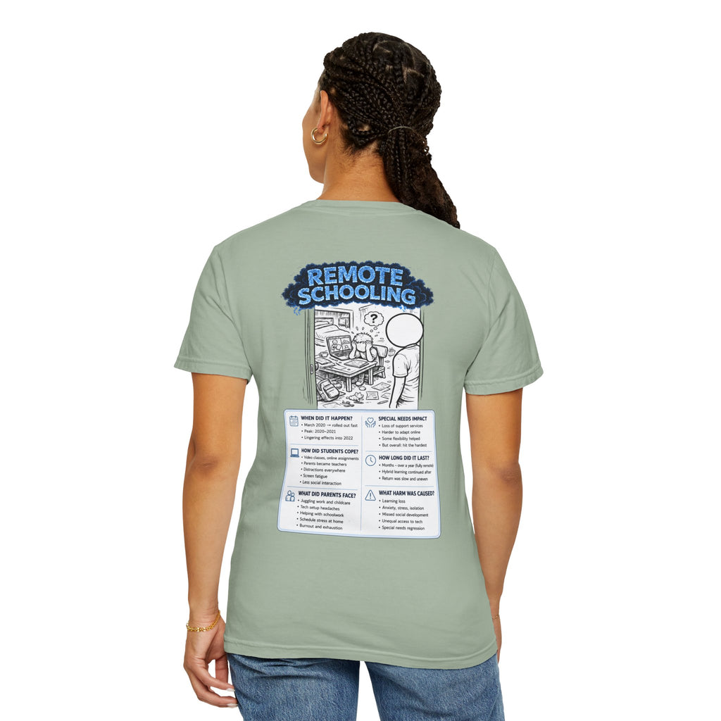 I Survived 2020 — Director's Cut S3:E3 "Remote Schooling" | Lockdown Edition Documentary Unisex Garment-Dyed T-shirt