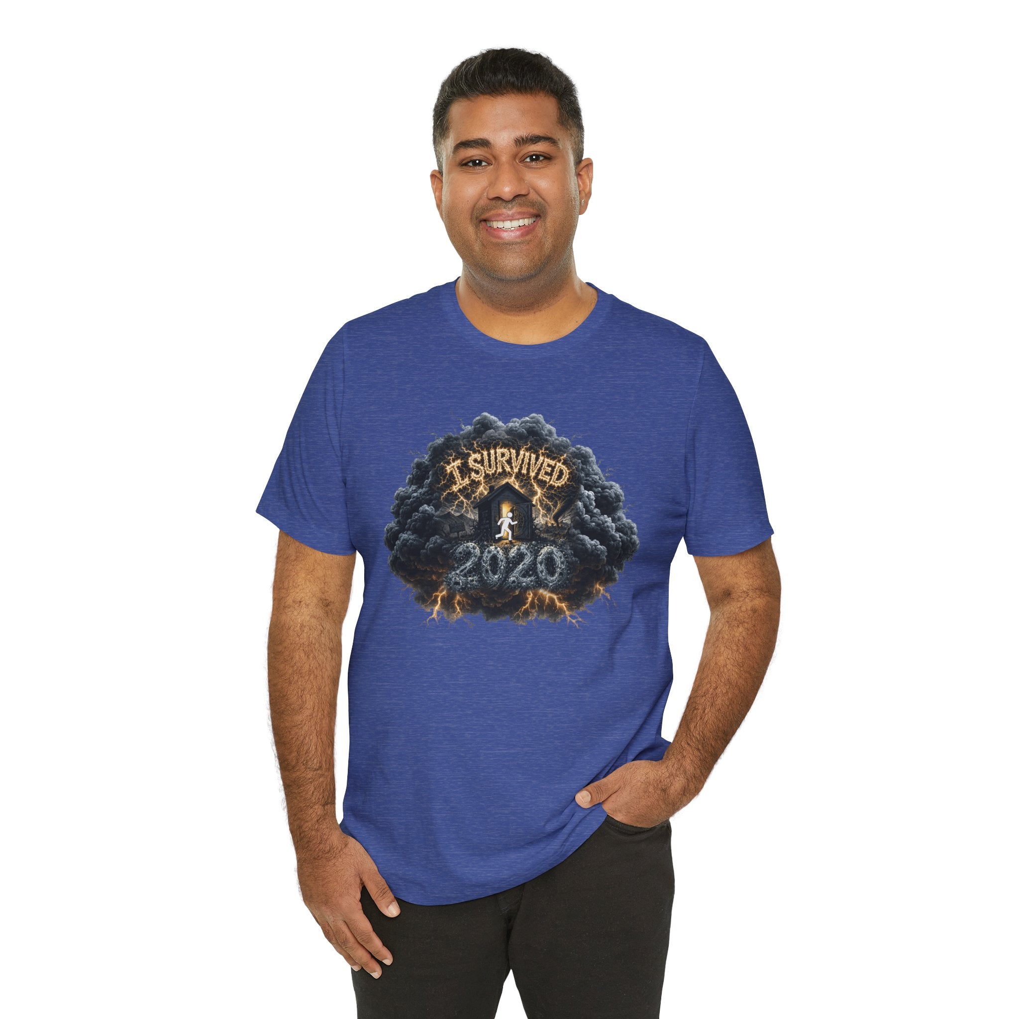 I Survived 2020 — Director's Cut Original Design Teaser Tee | Season 1 Premiere Drop Unisex Jersey Short Sleeve Tee