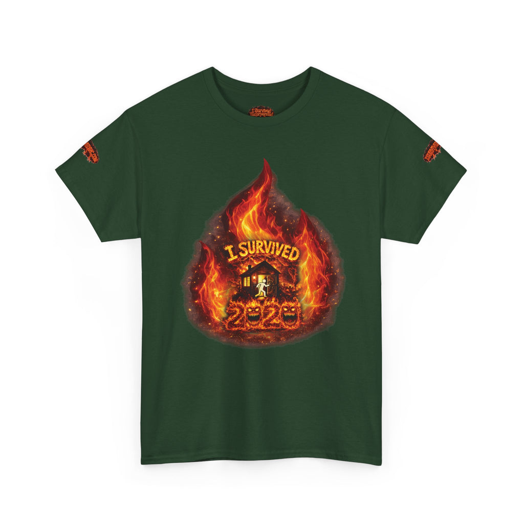 I Survived 2020 — Director's Cut S2:E3 "The California Wildfires" | Wildfire Edition Memorial Unisex Heavy Cotton Tee (SPECIAL EDITION)