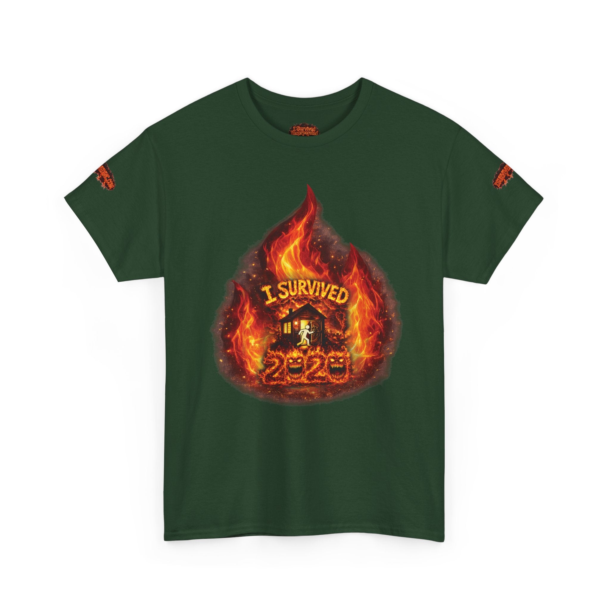 I Survived 2020 — Director's Cut S2:E3 "The California Wildfires" | Wildfire Edition Memorial Unisex Heavy Cotton Tee (SPECIAL EDITION)