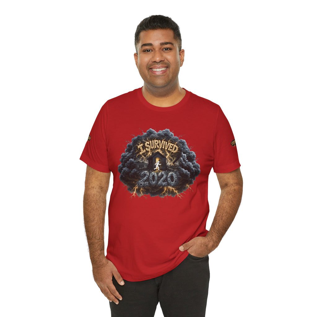 I Survived 2020 — Director's Cut Original Design Teaser Tee | Season 1 Premiere Drop Unisex Jersey Short Sleeve Tee