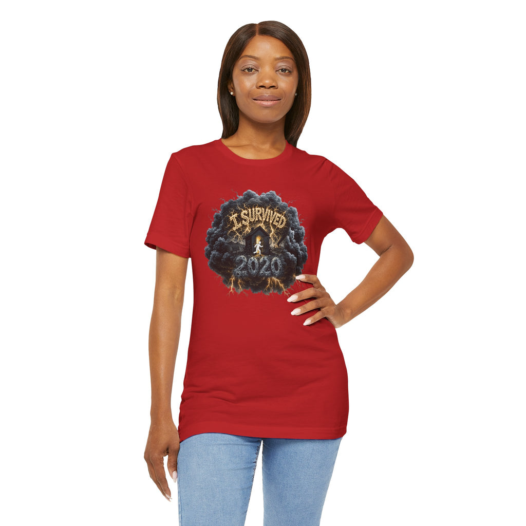 I Survived 2020 — Director's Cut Original Design Teaser Tee | Season 1 Premiere Drop Unisex Jersey Short Sleeve Tee