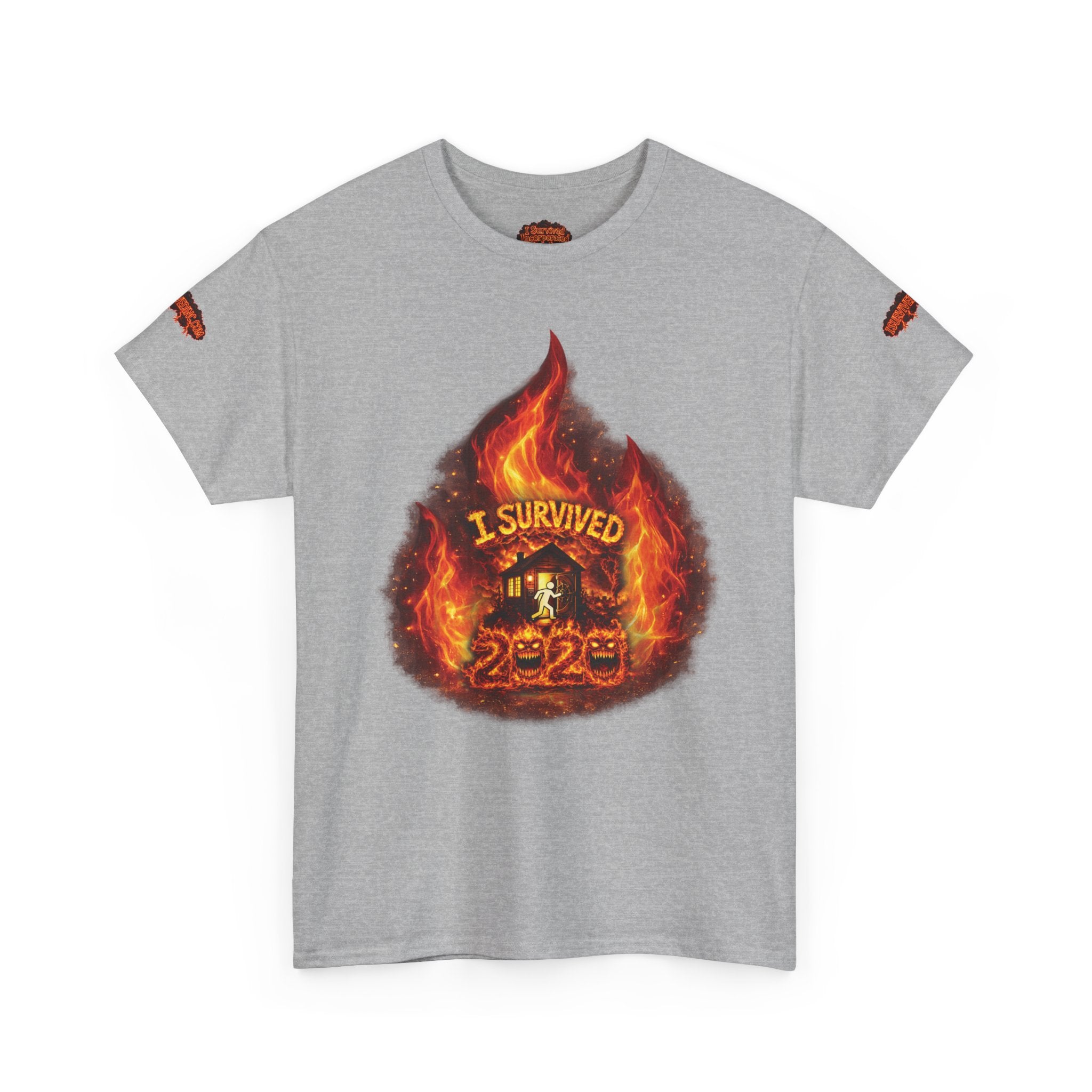I Survived 2020 — Director's Cut S2:E3 "The California Wildfires" | Wildfire Edition Memorial Unisex Heavy Cotton Tee (SPECIAL EDITION)