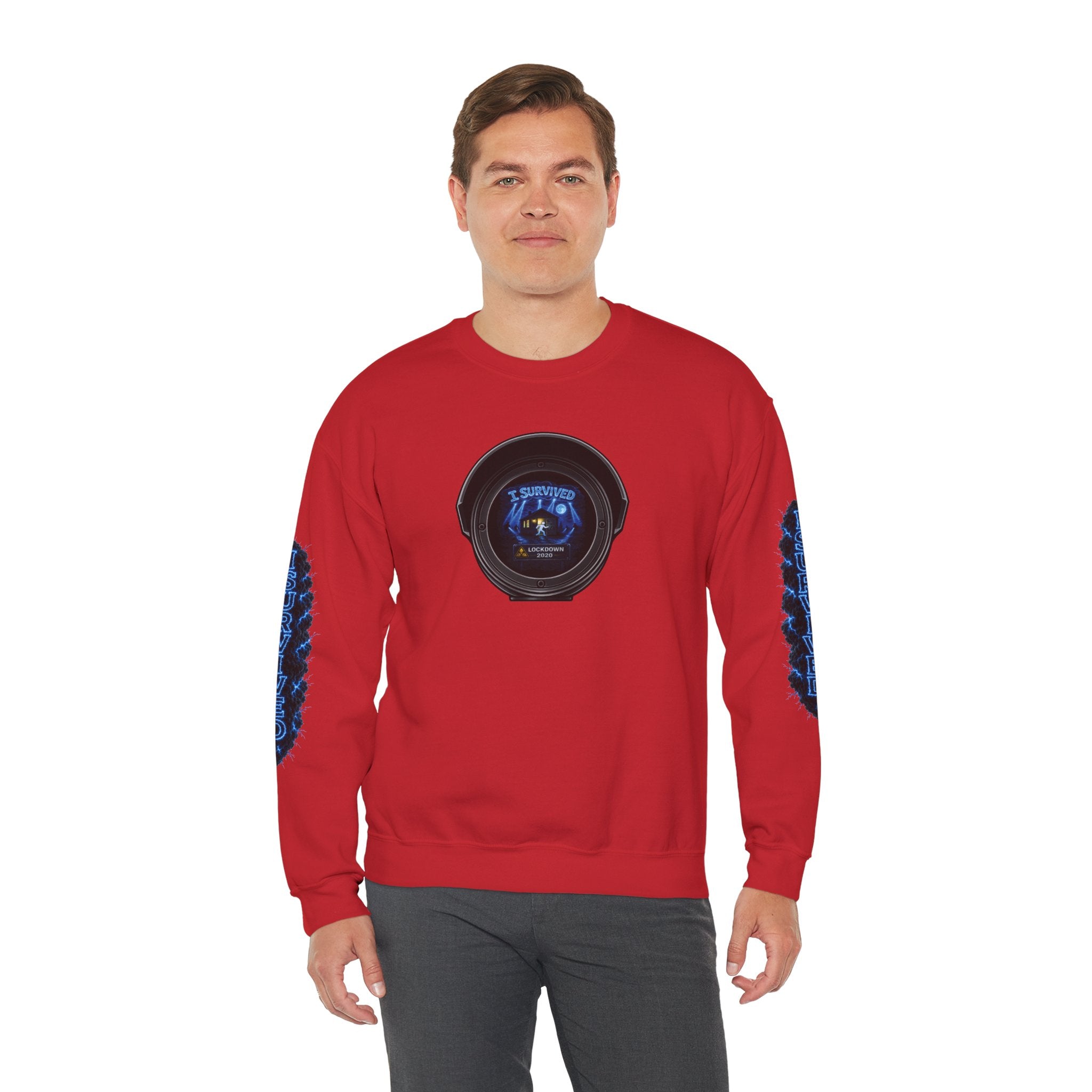 I Survived 2020 — LOCKDOWN S3:E2: Director's Cut Special Edition "Dating Under Lockdown" Unisex Heavy Blend™ Crewneck Sweatshirt