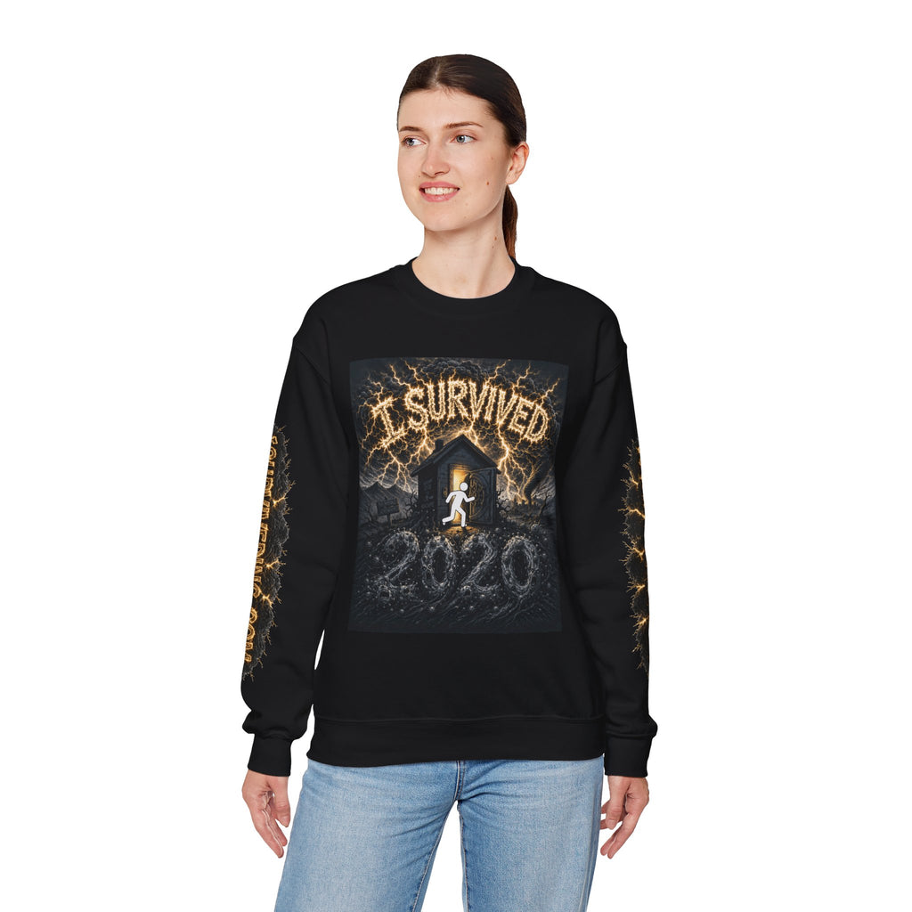 I Survived 2020 — Original PILOT Design: Special Edition Unisex Heavy Blend™ Crewneck Sweatshirt