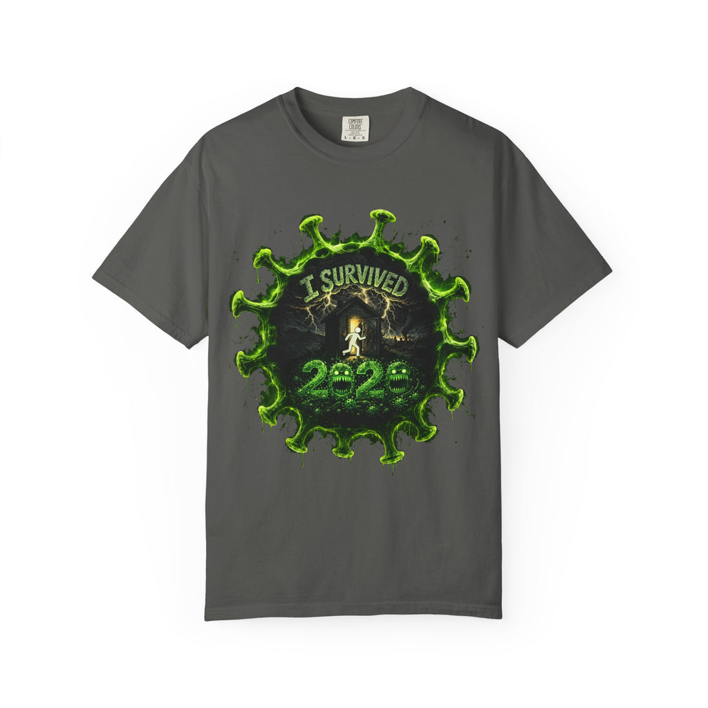 I Survived 2020 — Director's Cut S1:E3 "The Jab!" | Pandemic Edition Unisex Garment-Dyed T-shirt