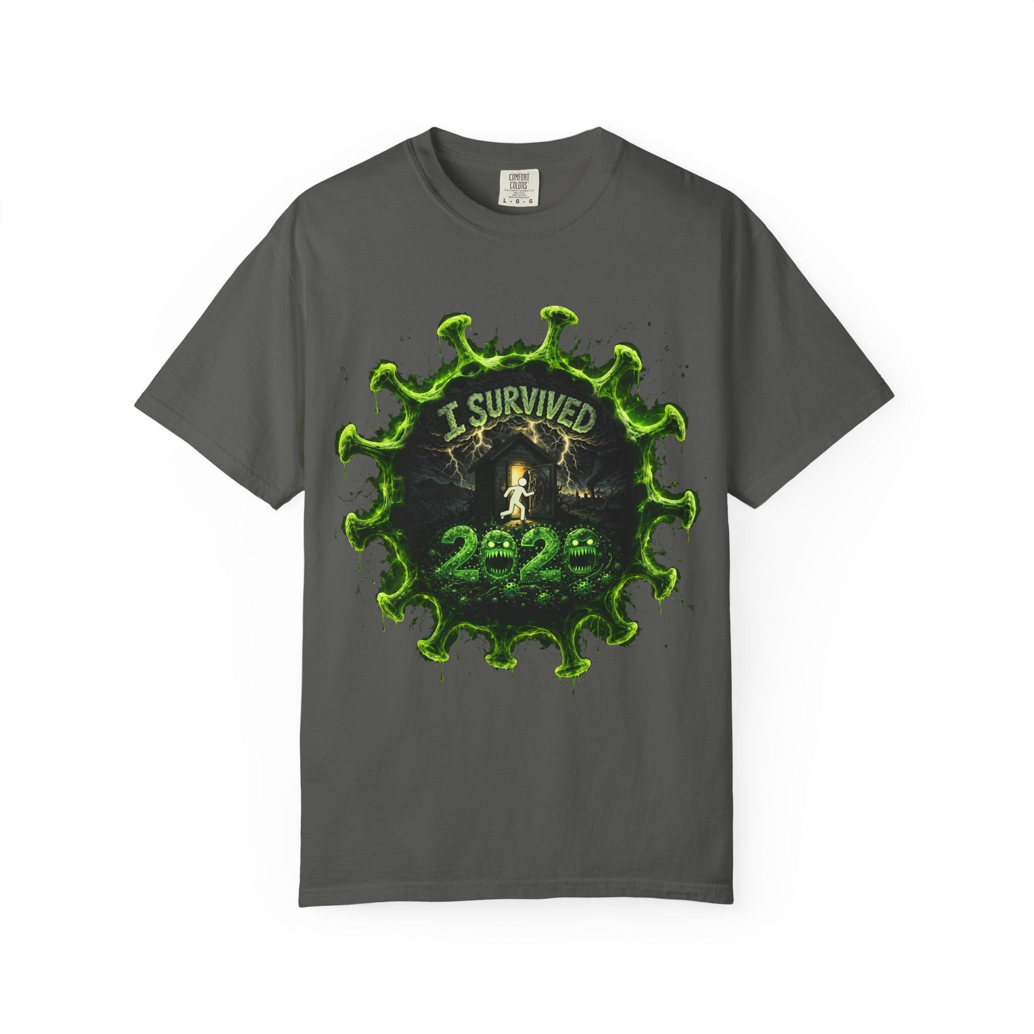 I Survived 2020 — Director's Cut S1:E3 "The Jab!" | Pandemic Edition Unisex Garment-Dyed T-shirt