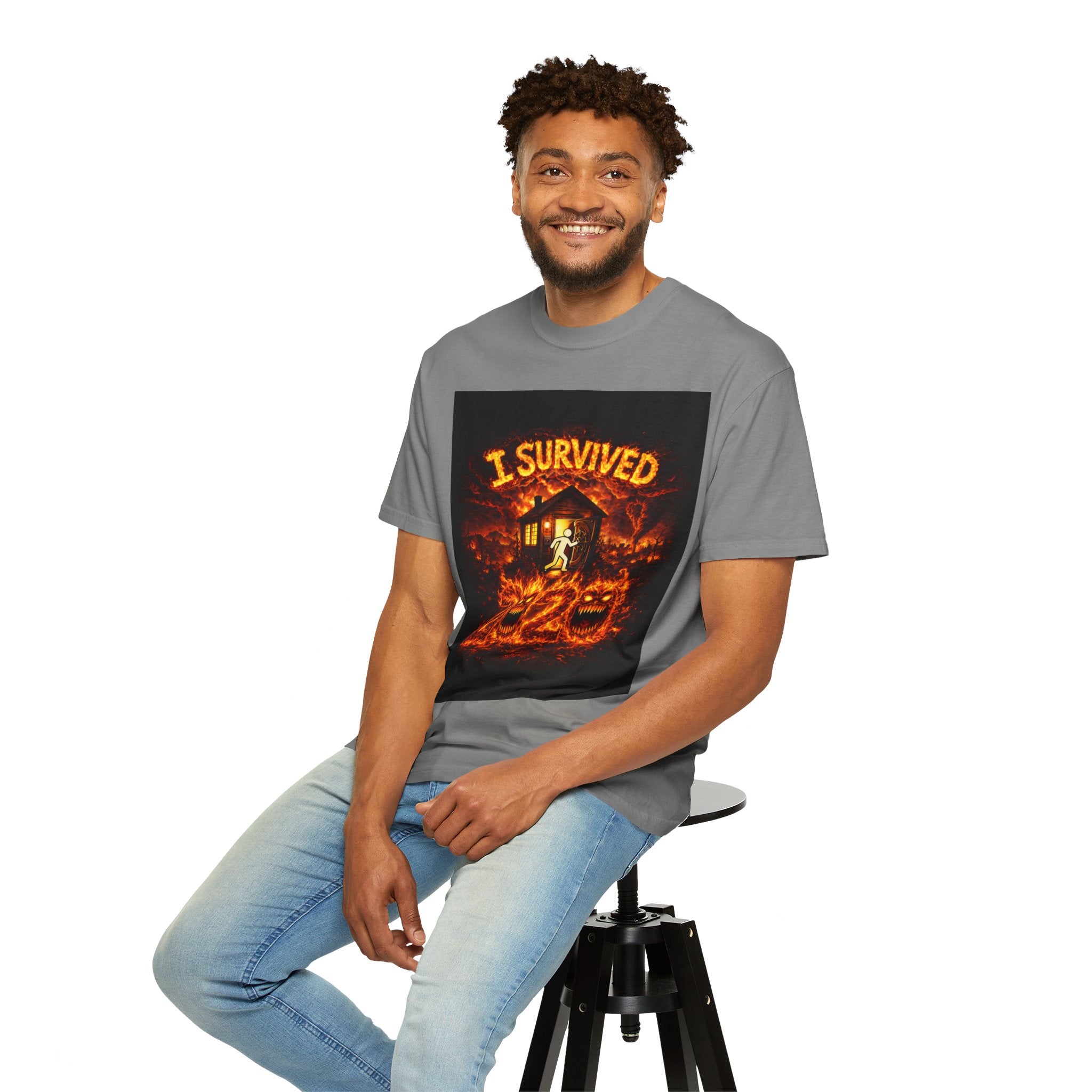 I Survived 2020 — S2:E4 "Western U.S. Wildfire Season" | Mid-Season Finale Pt. 1 | Wildfire Edition Memorial Unisex Garment-Dyed T-shirt