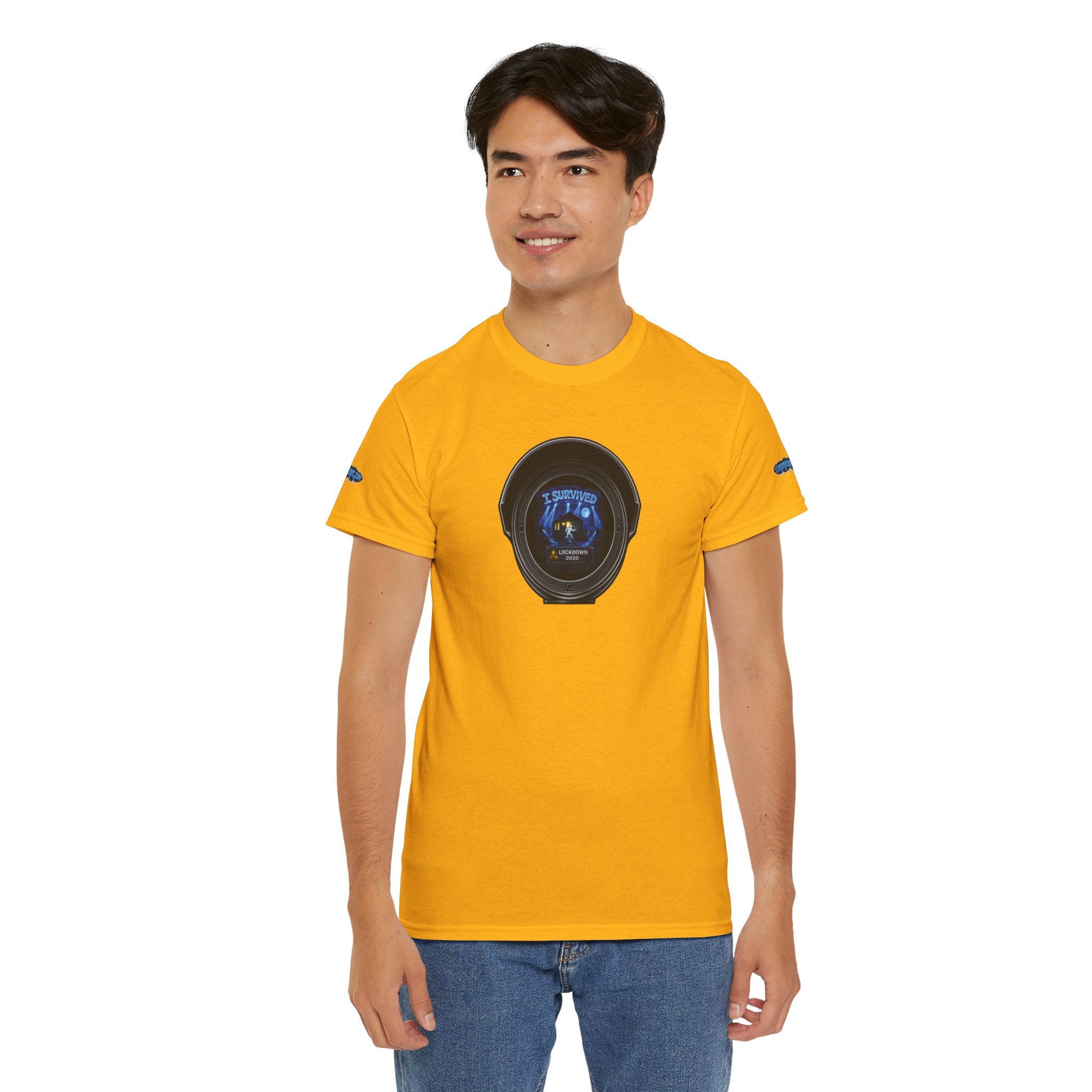 I Survived 2020 — LOCKDOWN S3:E1: Director's Cut Special Edition "Quarantine" Unisex Heavy Cotton Tee